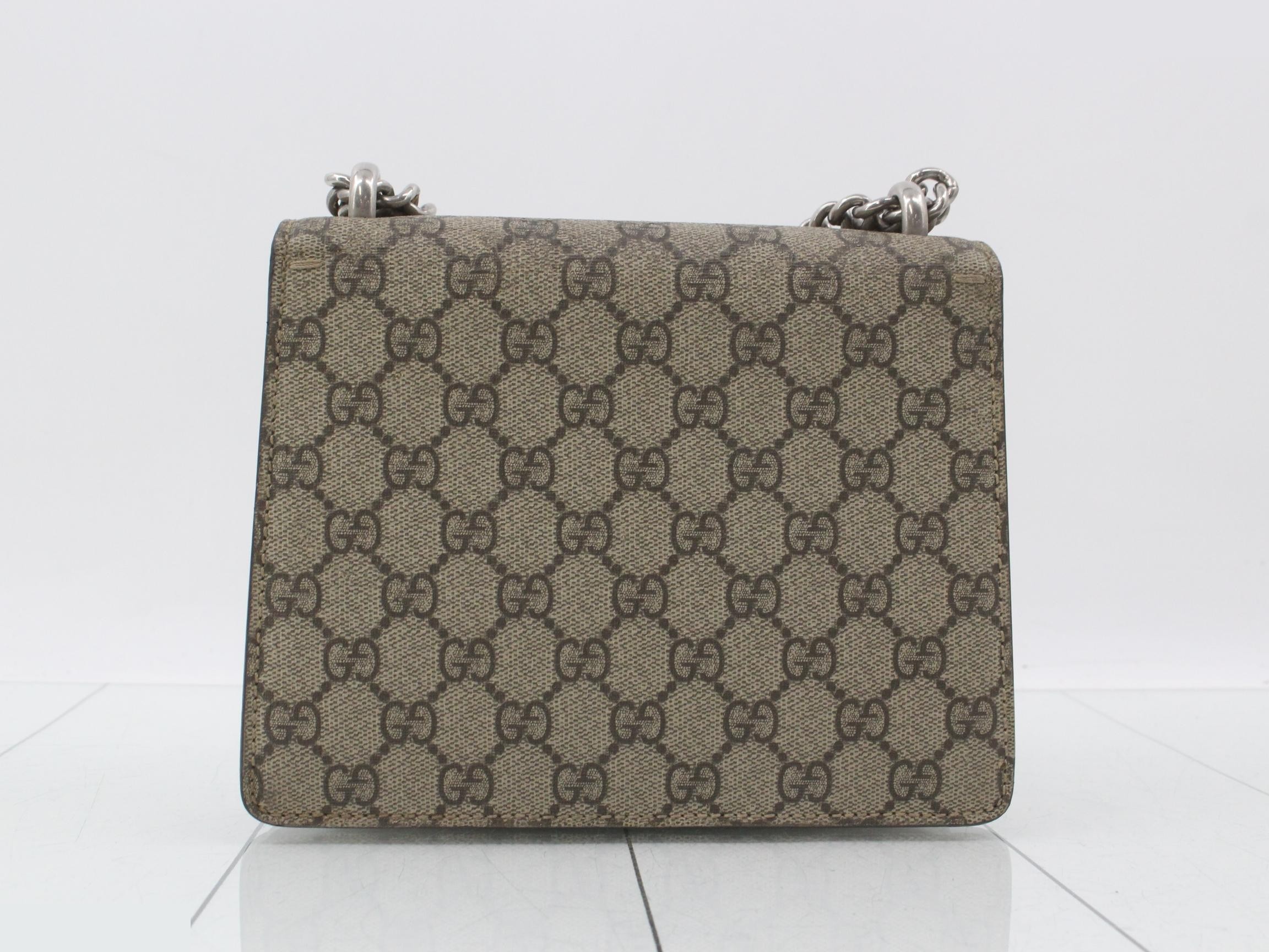 Dionysus GG Supreme Suede Chain Shoulder Bag — view 2