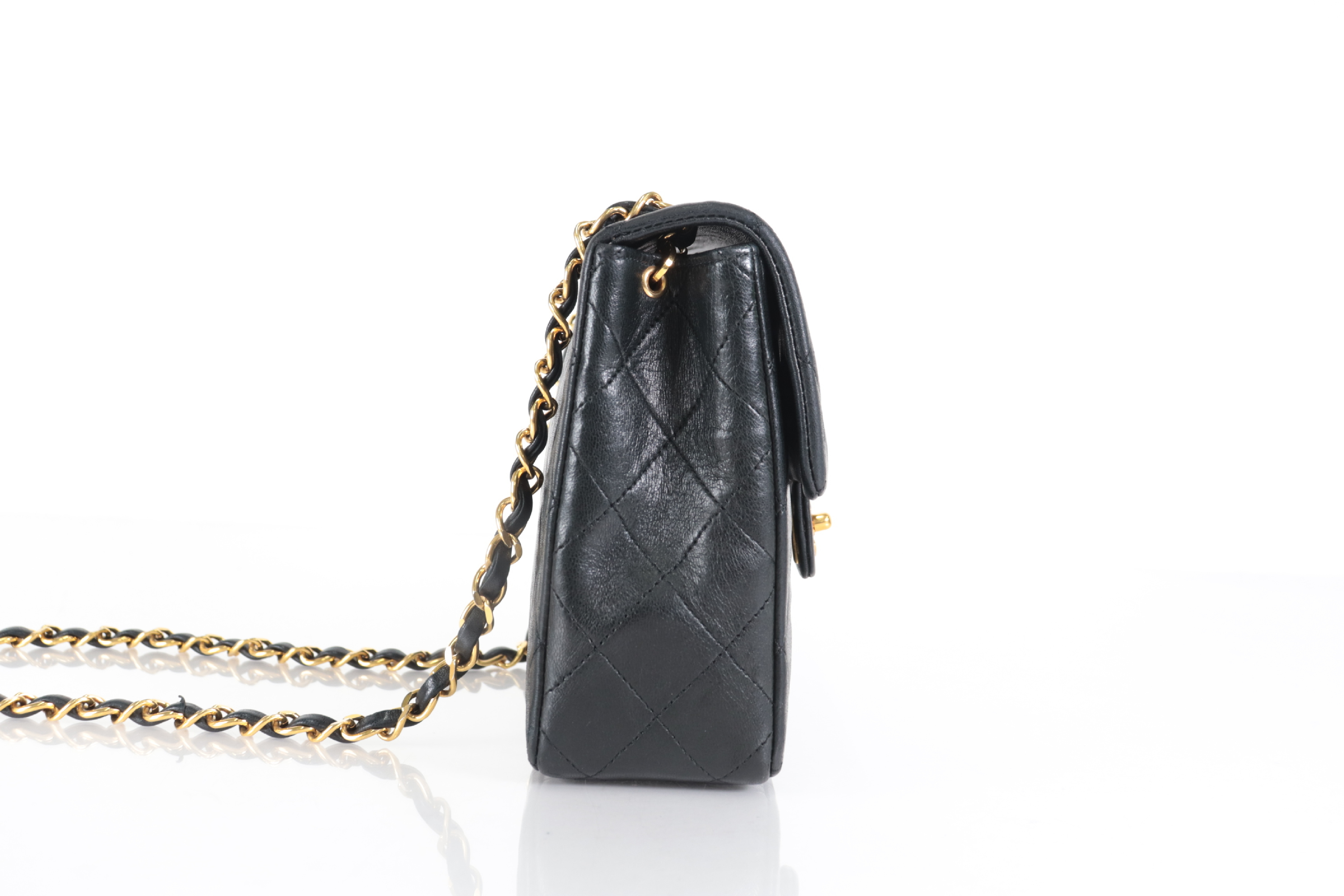 Mini Matelassé Lambskin Chain Shoulder Bag (Series 1) — view 4