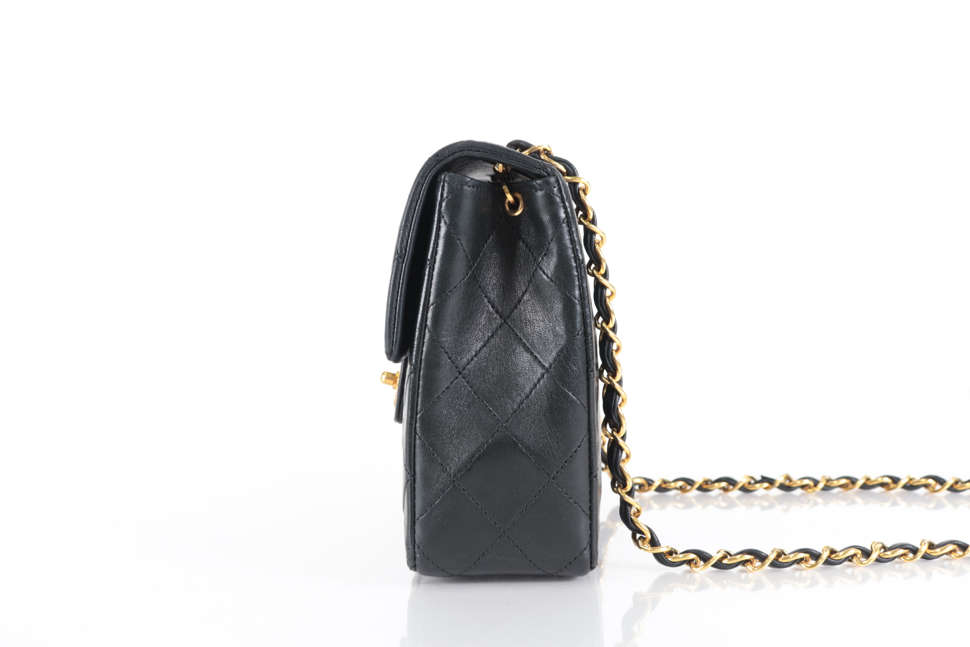 Mini Matelassé Lambskin Chain Shoulder Bag (Series 1) — view 5