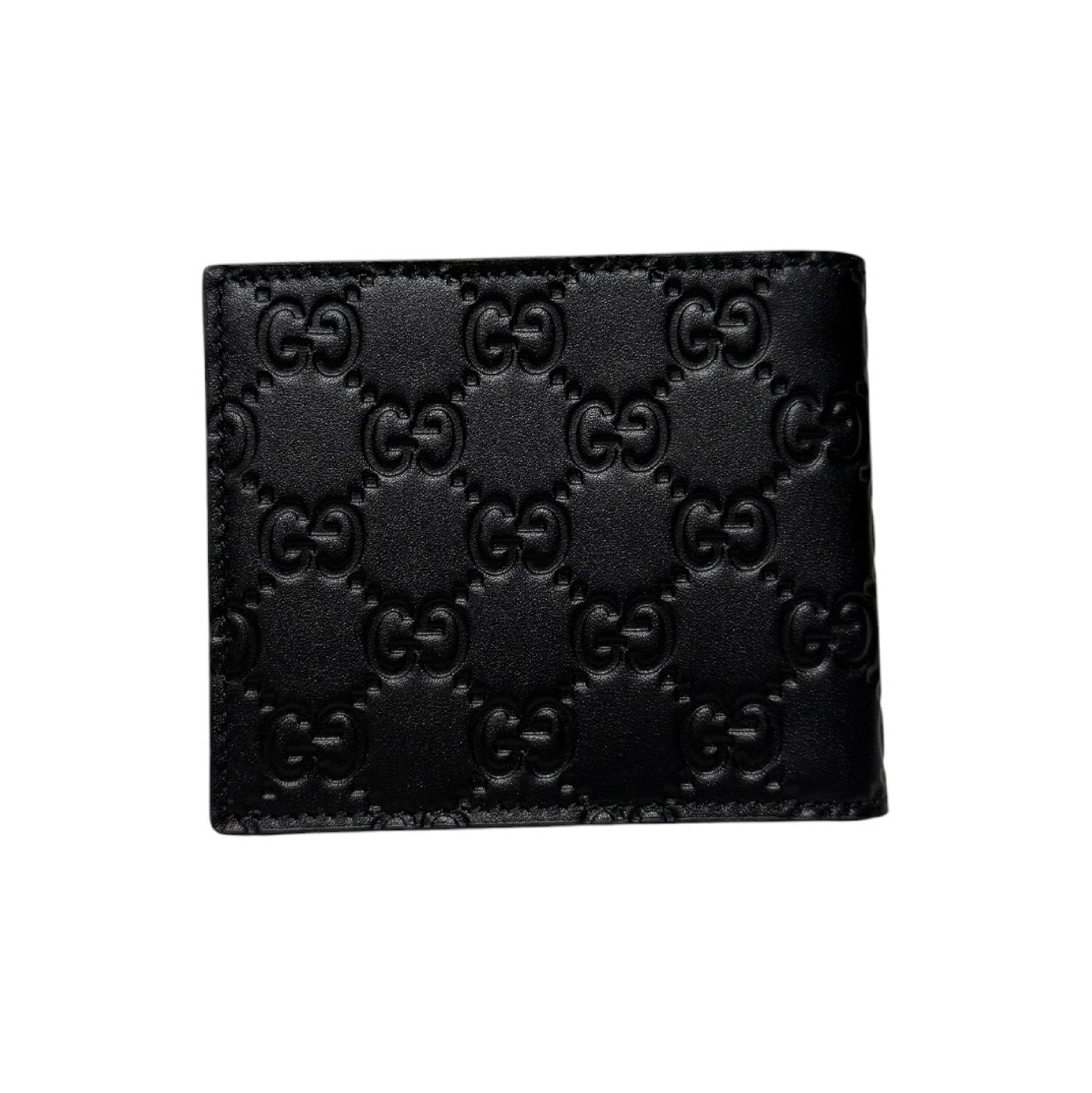 Guccissima Black Bi-fold Wallet, Unused — view 2