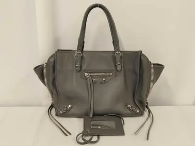 Paper Mini Grey Handbag