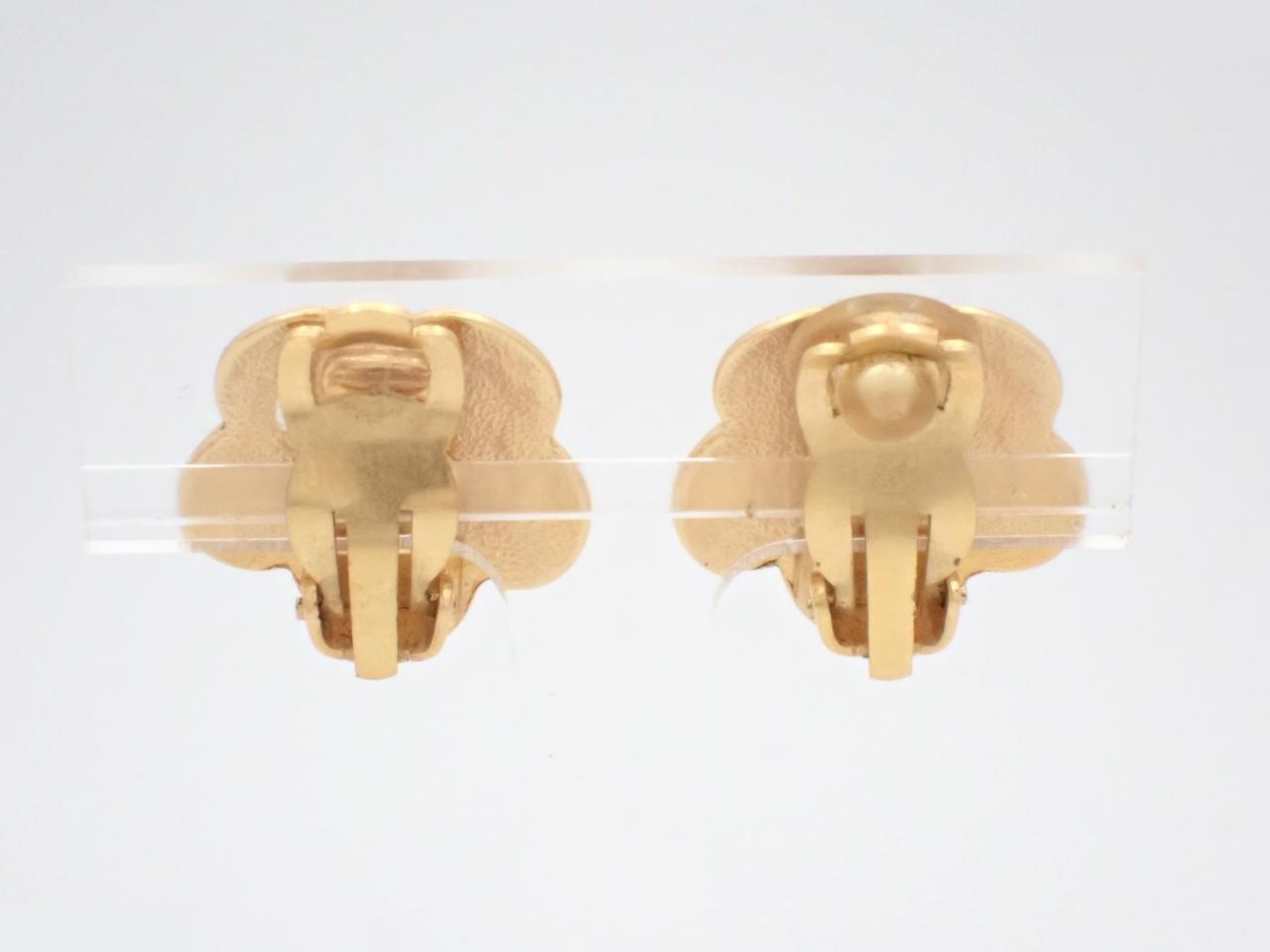 Camellia Collection Earrings, Gold — view 2