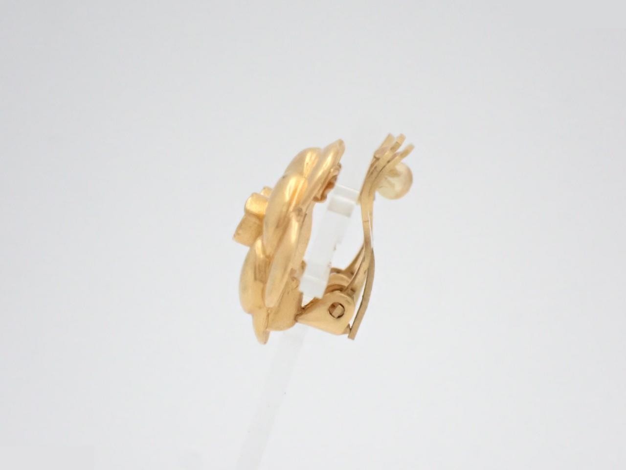 Camellia Collection Earrings, Gold — view 3