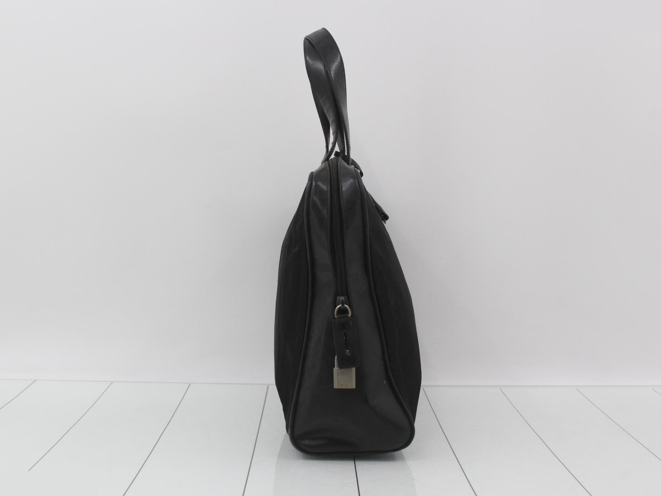 Nylon enamel triangular plate handbag — view 4