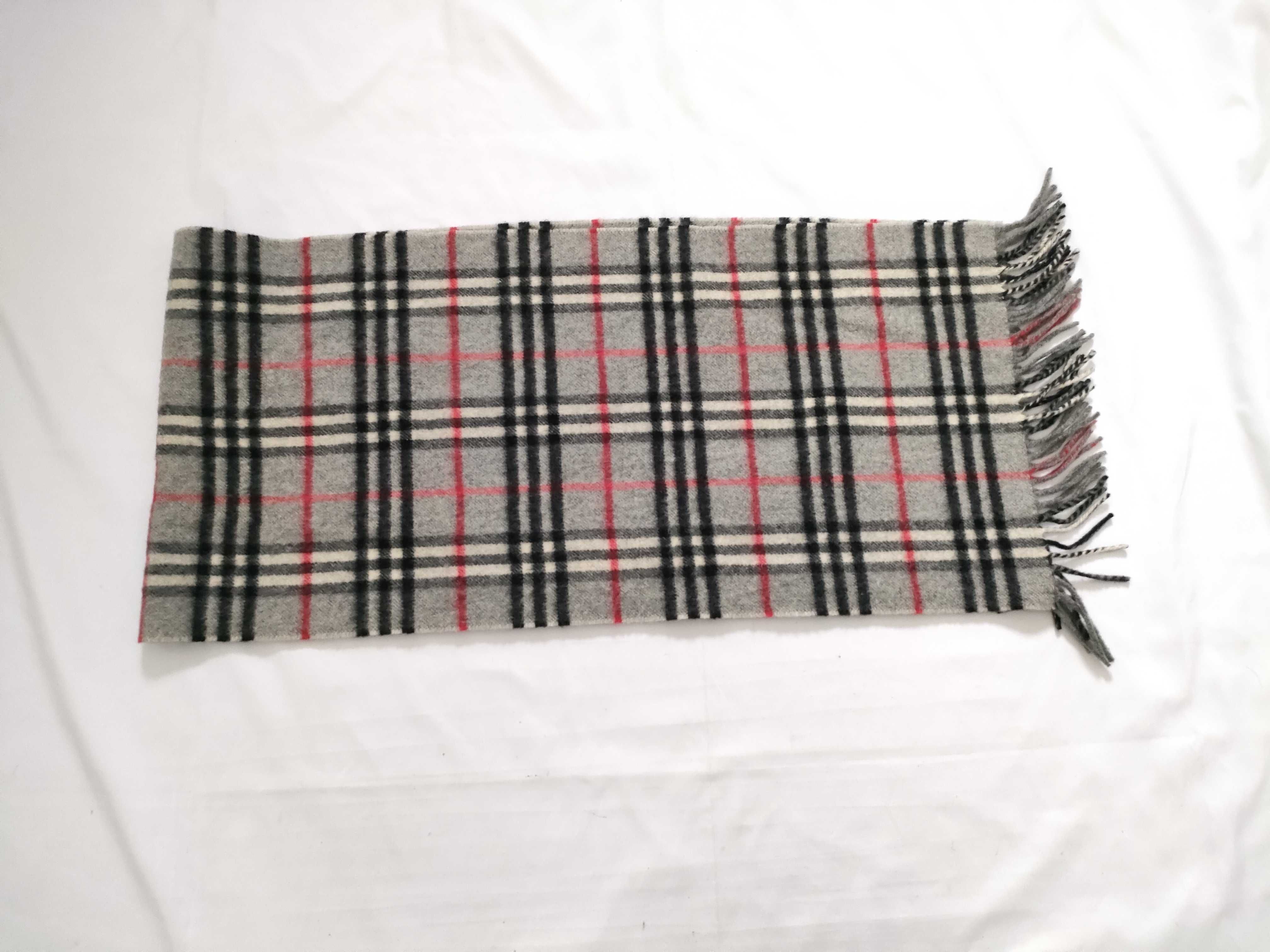 Nova Check Scarf, Gray, Other Accessories