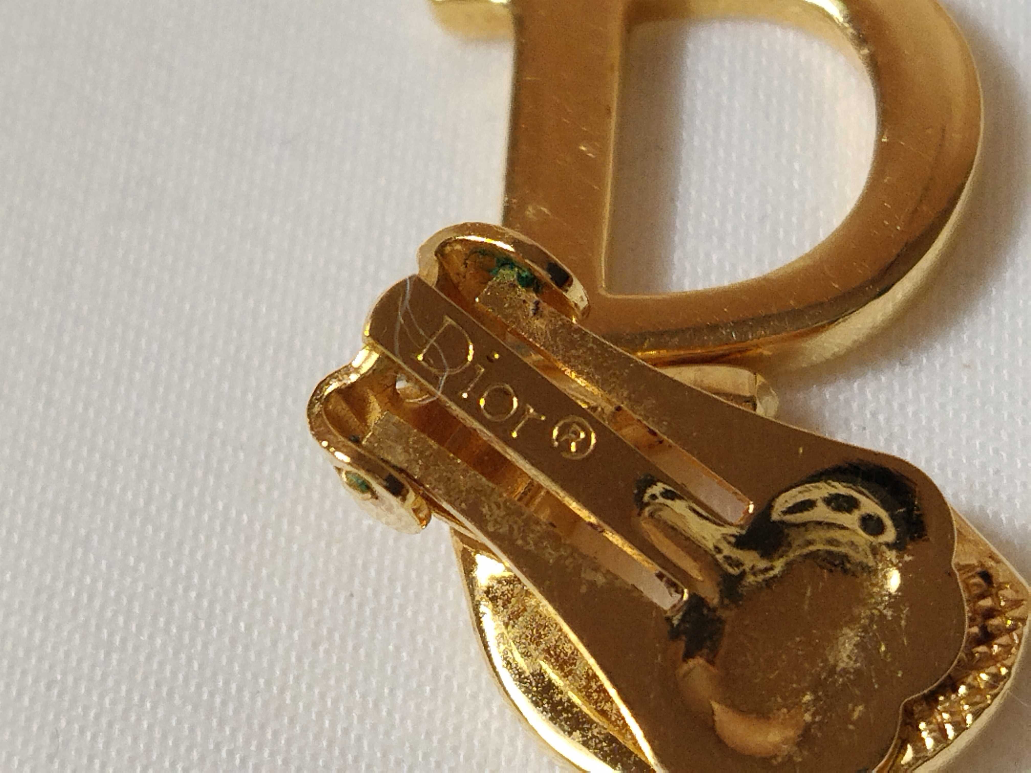 CD Logo Earrings — view 5