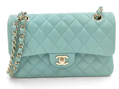 Matelassé 23 Double Flap Double Chain Caviar Shoulder Bag