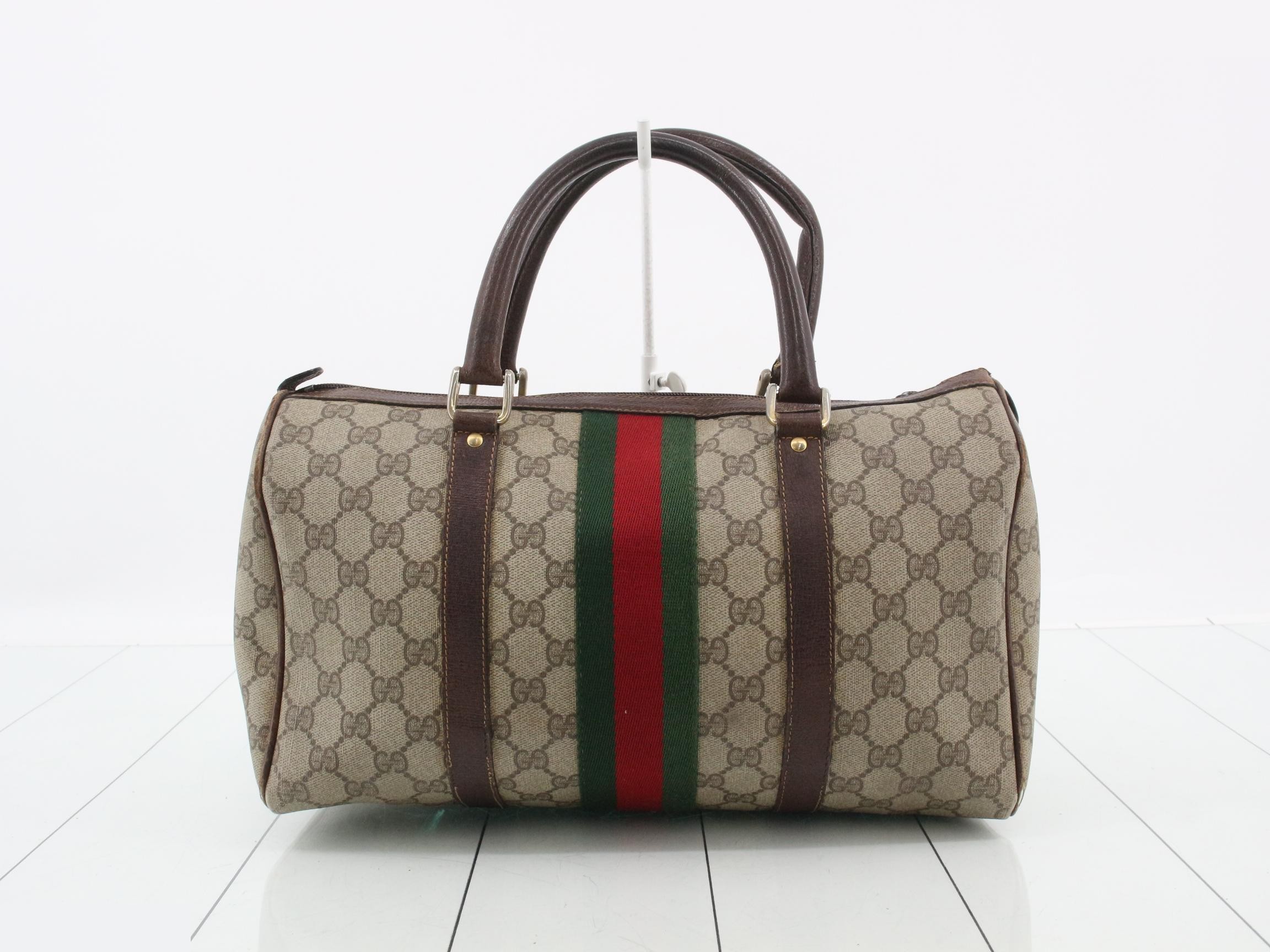 GG Supreme Sherry Line Boston Bag — view 2