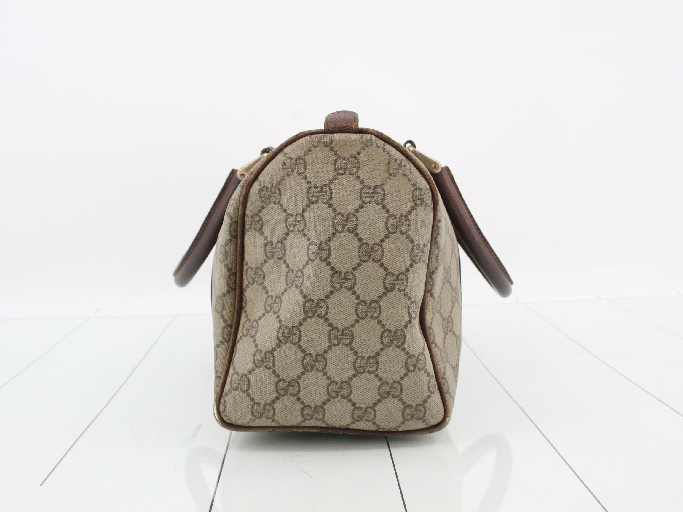GG Supreme Sherry Line Boston Bag — view 3