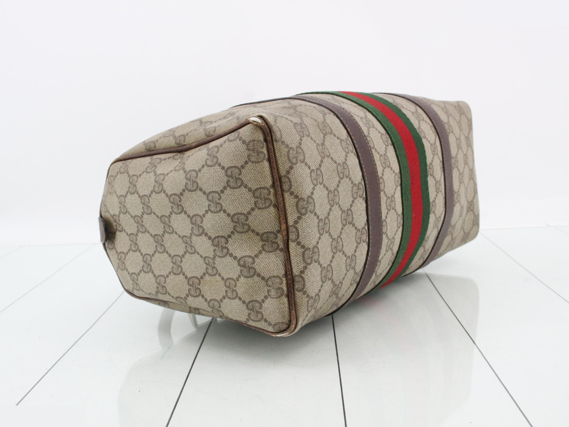 GG Supreme Sherry Line Boston Bag — view 5