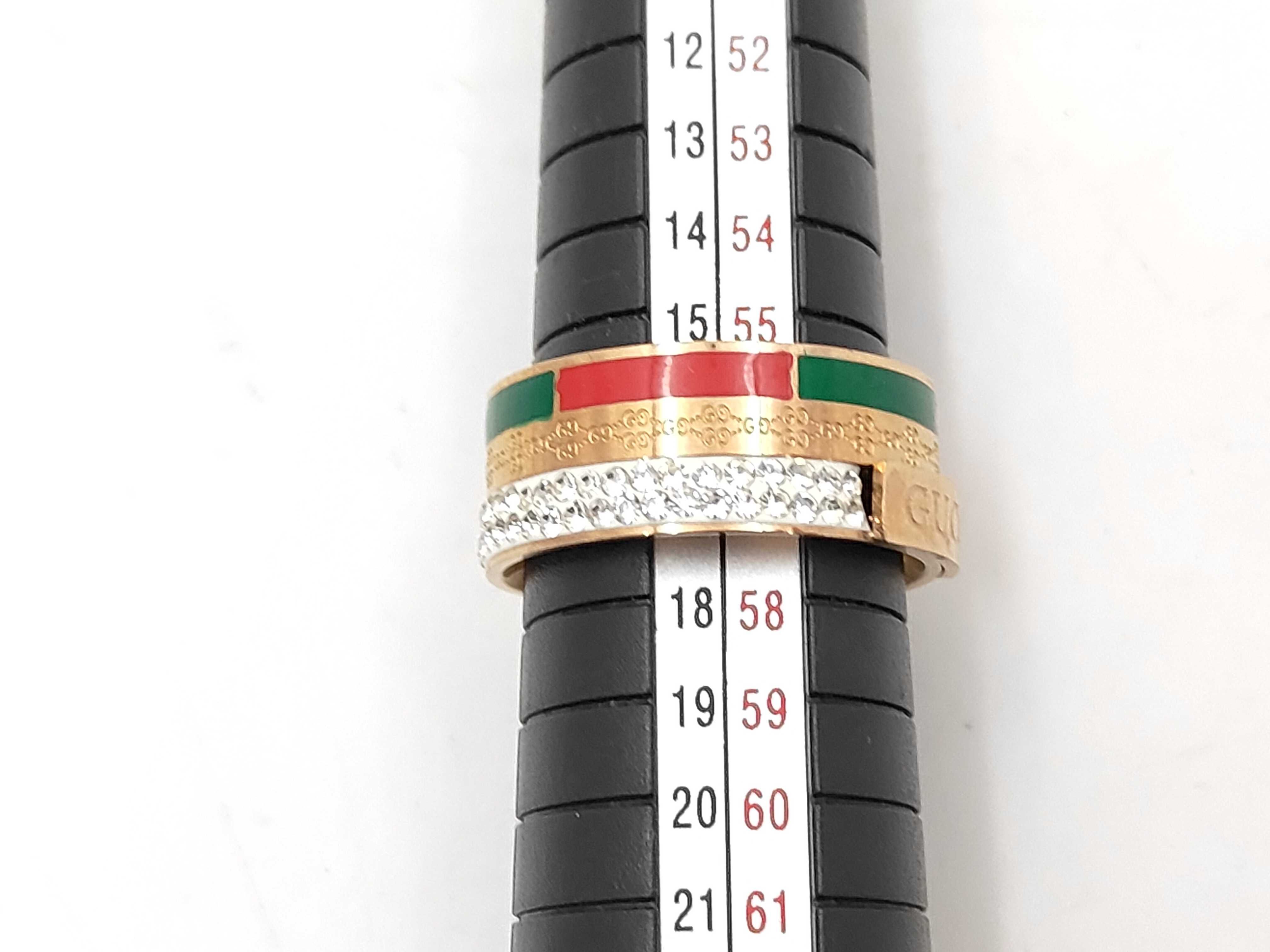 Sherry Line Web Stripe Stone Ring — view 6