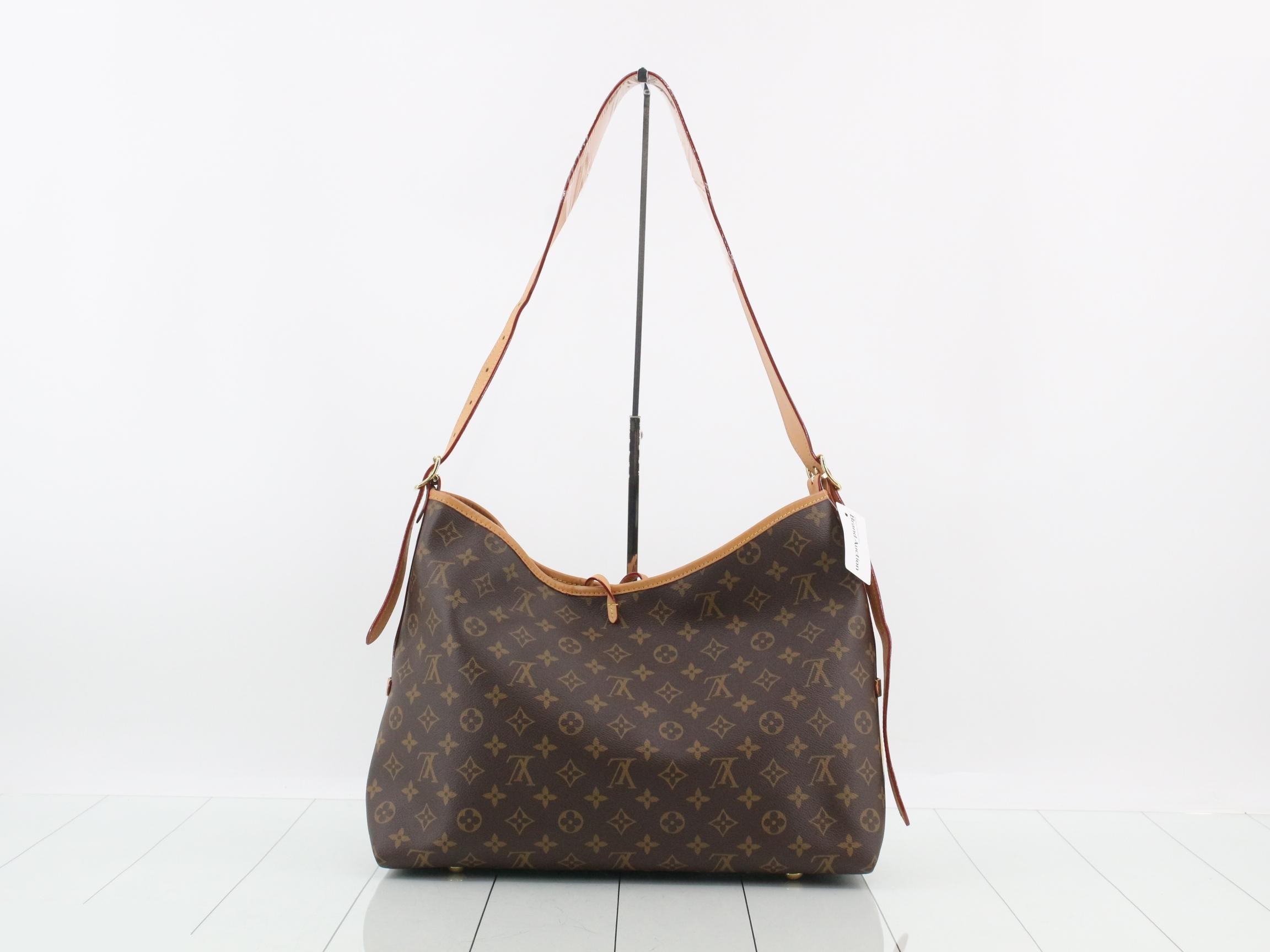 Monogram Carryall NM MM Shoulder Bag with Pouch — view 2