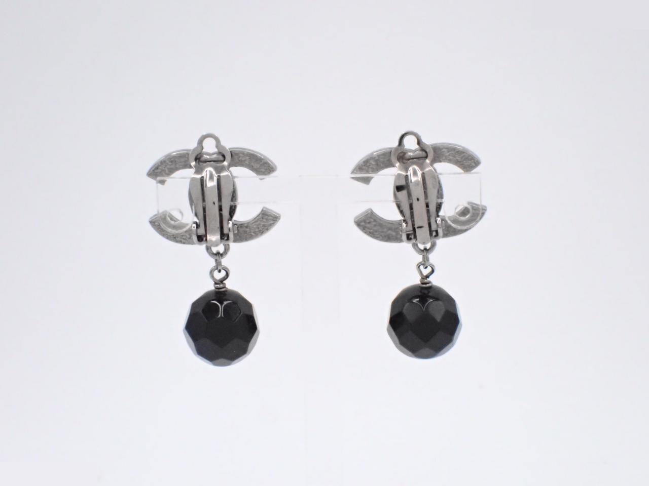 Coco Mark Silver Earrings — view 2