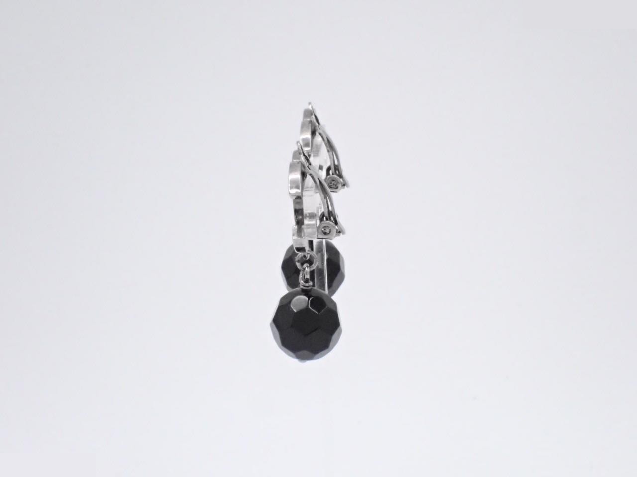 Coco Mark Silver Earrings — view 3