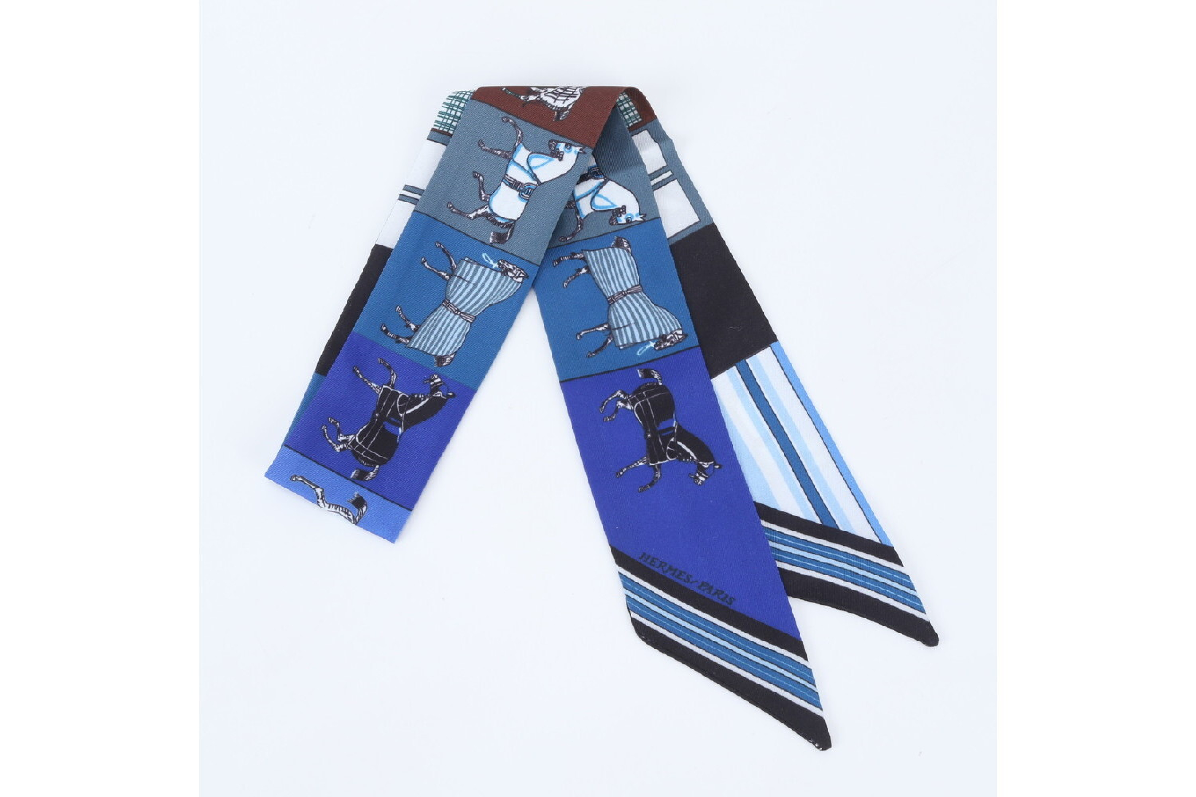 Twilly Couvertures Nouvelles New Blanket Horse Blanket Scarf Silk Other Accessories — view 2