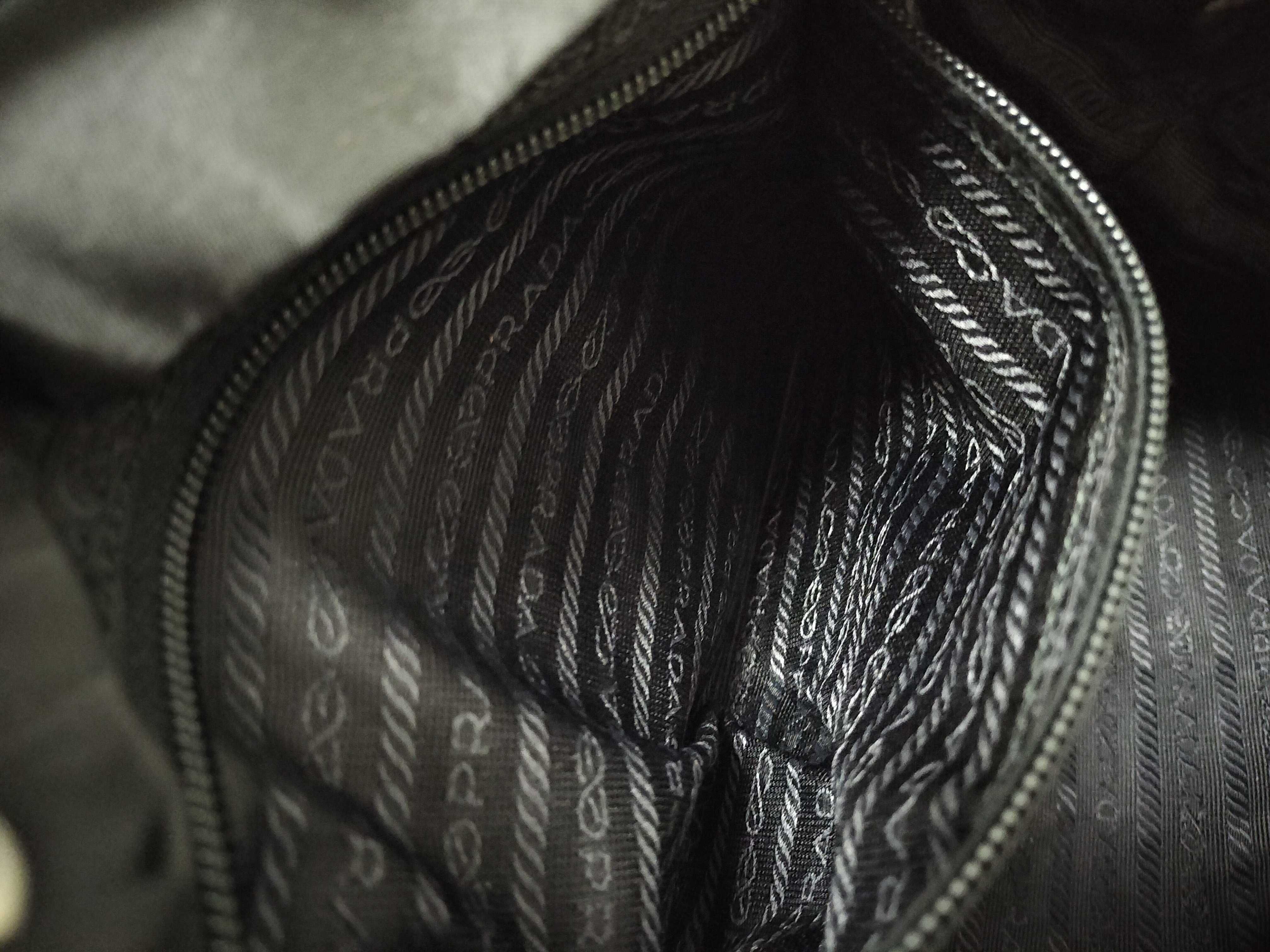 nylon triangle logo backpack rucksack — view 12