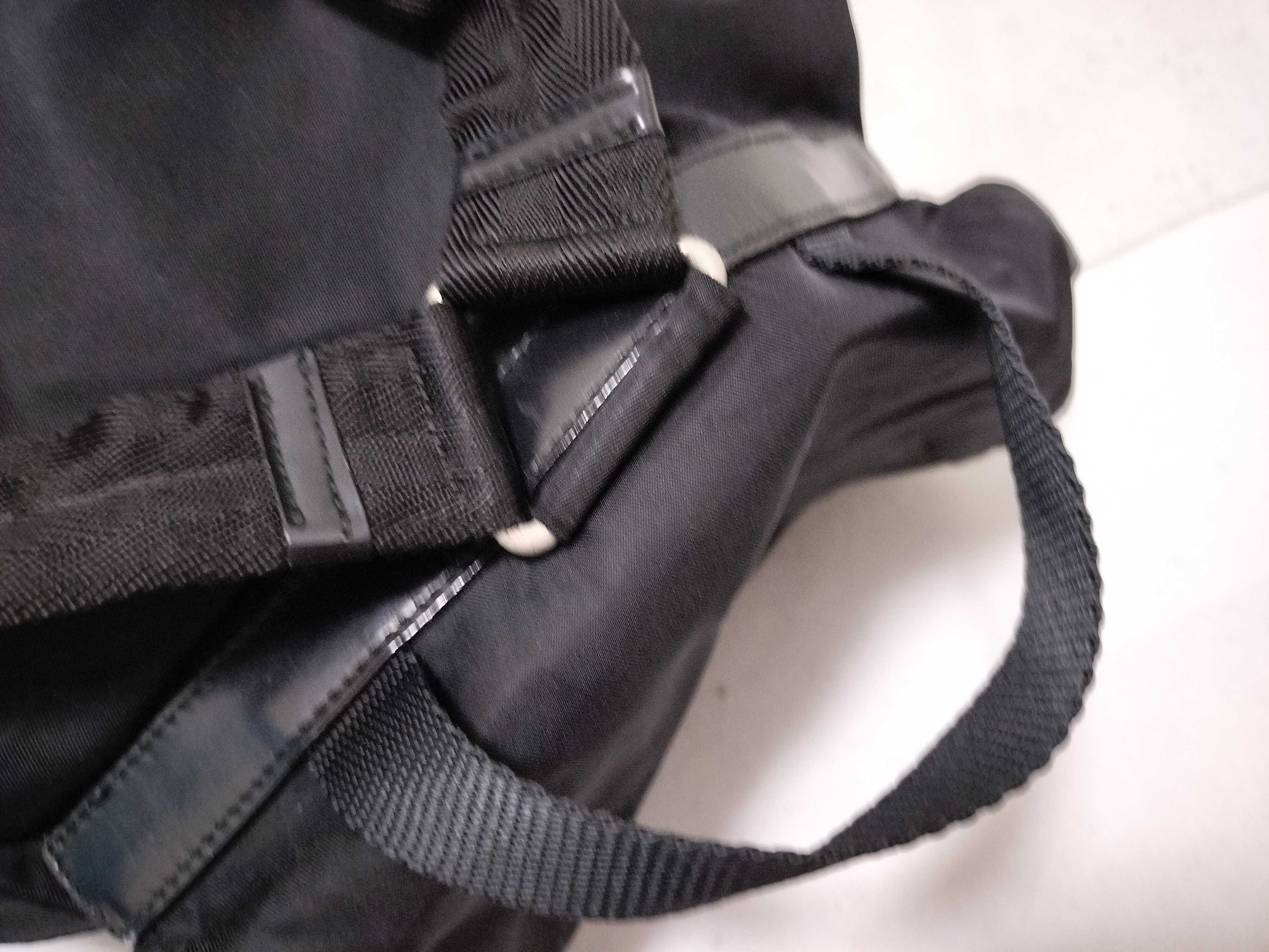 nylon triangle logo backpack rucksack — view 6