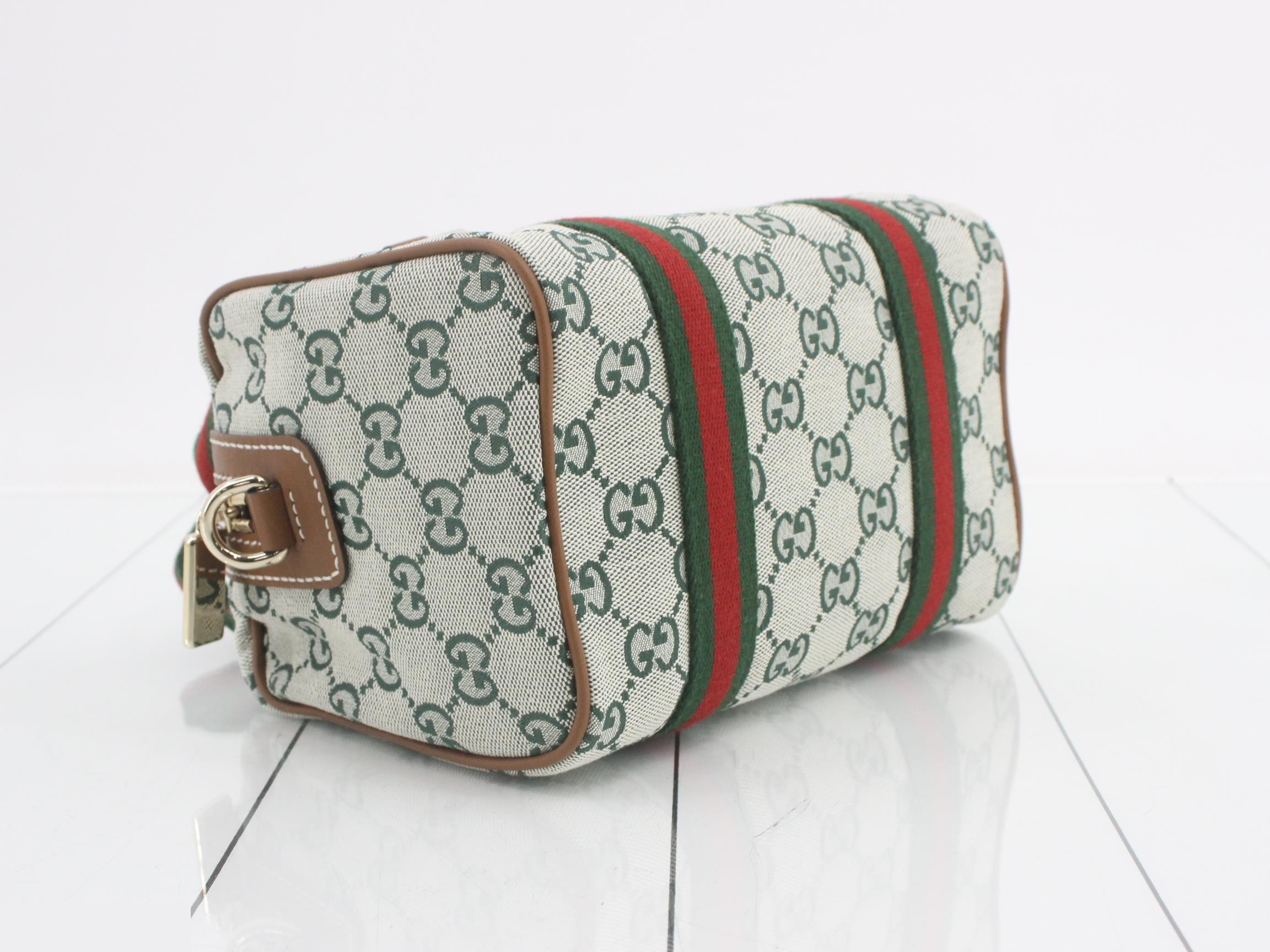 Unused 2-way Boston bag, GG canvas — view 5