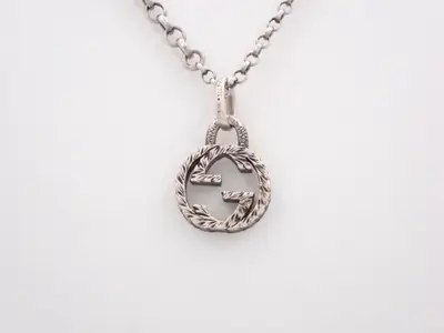 Necklace, Arabesque, Interlocking, 925 Sterling Silver, 7.3g