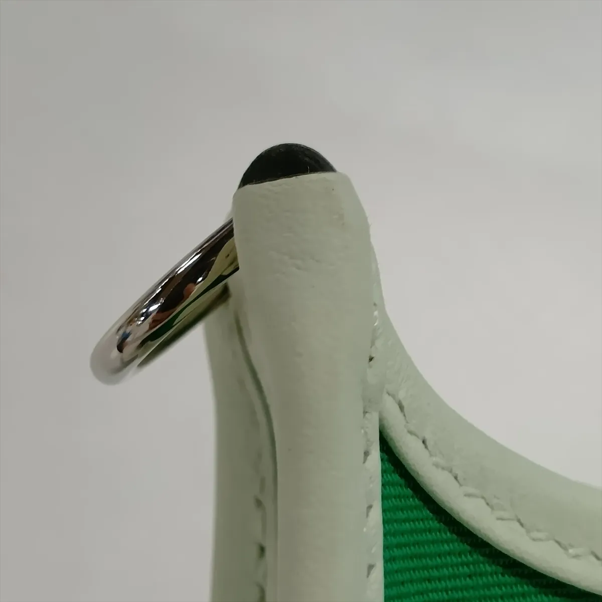 Neo Evelyne 16 TPM Amazon Toile Officier x Veau Swift Mint x Blue Aztec x Vert Fizz Silver Hardware W:2024 Strap not included — view 9