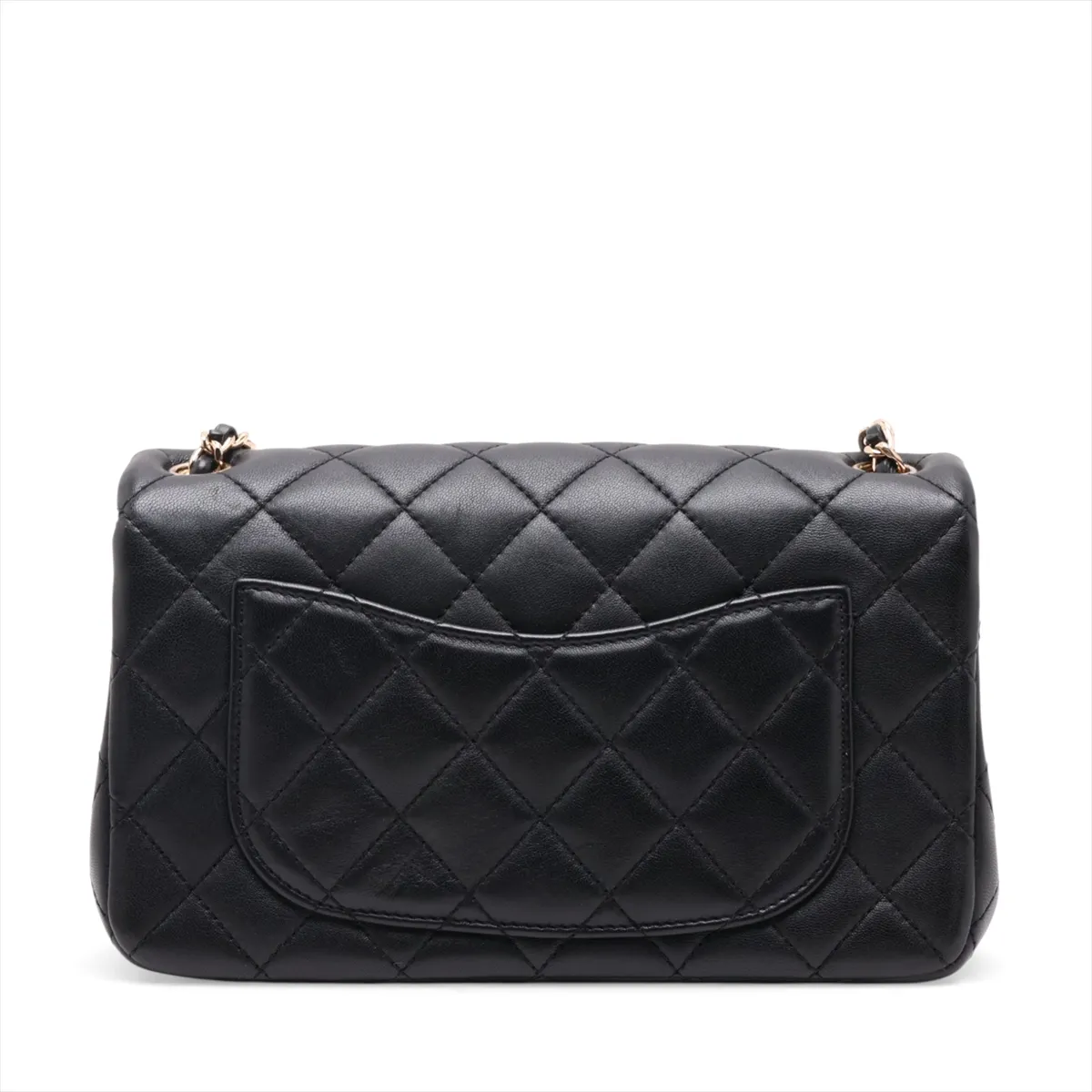 [Individually packaged] Chanel Matelassé Lambskin Single Flap Single Chain Bag, Black with Gold Hardware, A5E99AP7, Random Plate, AS1787 — view 2