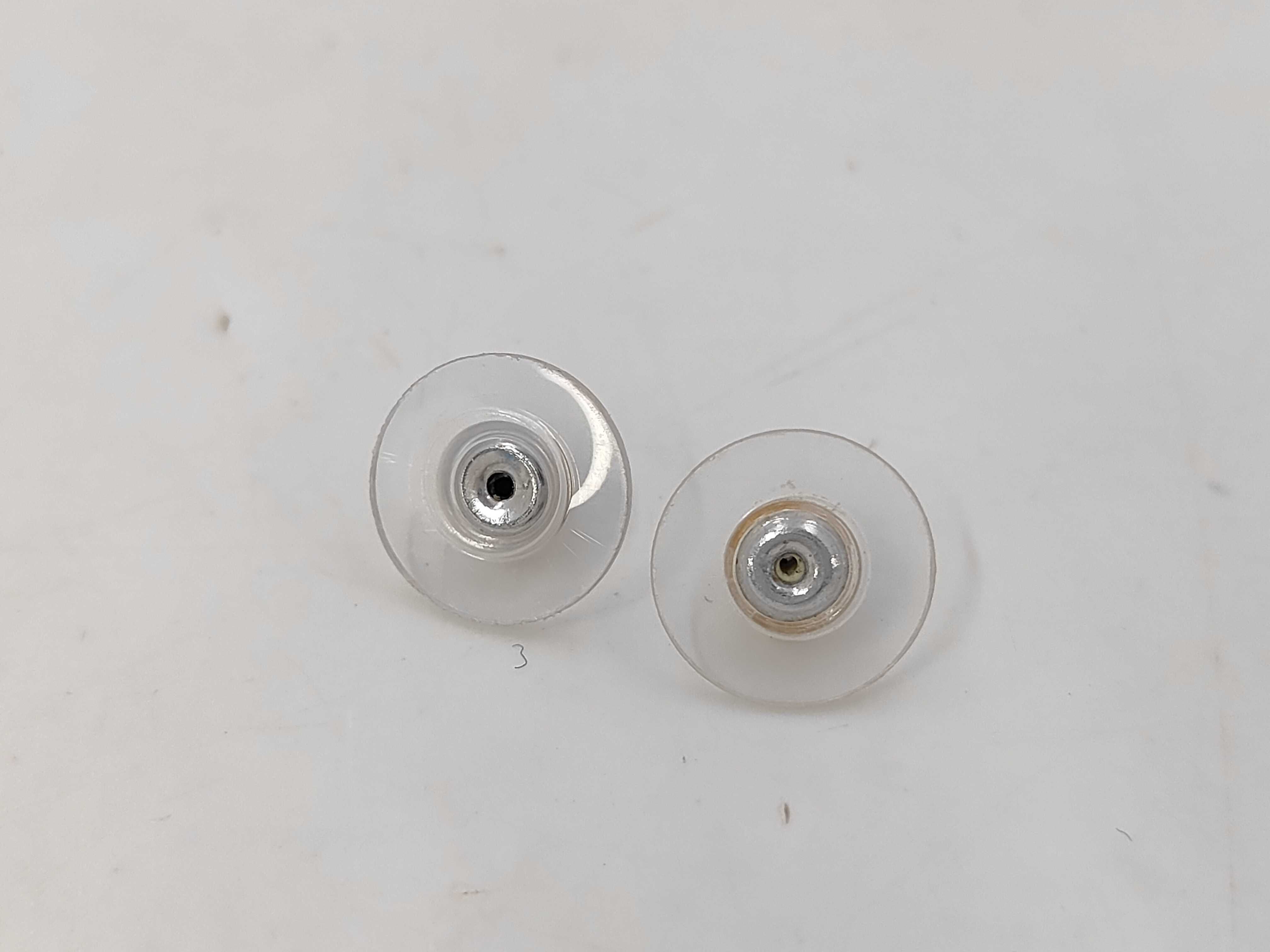 earrings, Coco Mark design, rhinestone, diamond shape, A12W. — view 4