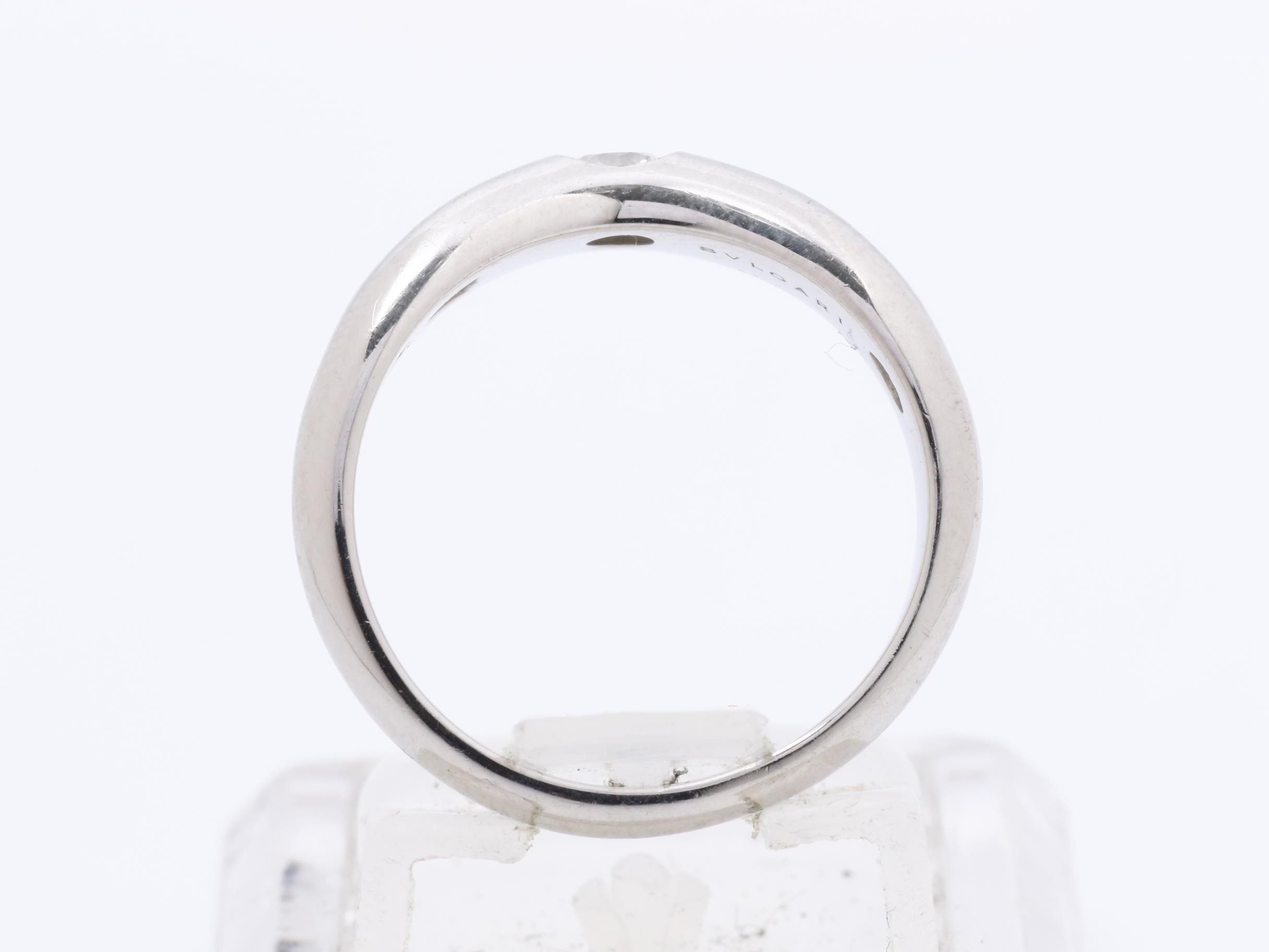 1P diamond Pt950 5g ring #7 — view 5