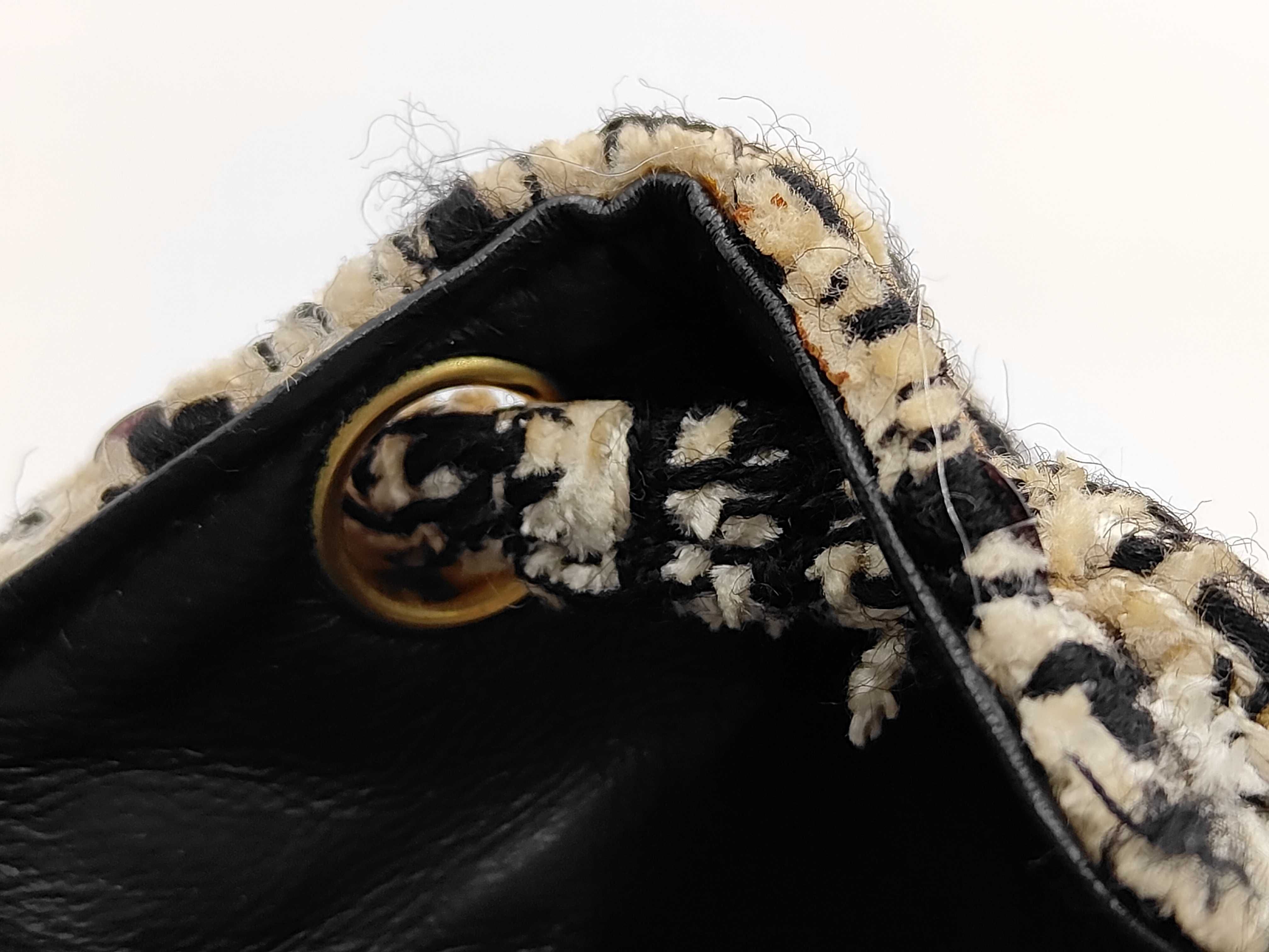 Double Turnlock Tweed Mini Backpack Rucksack — view 12