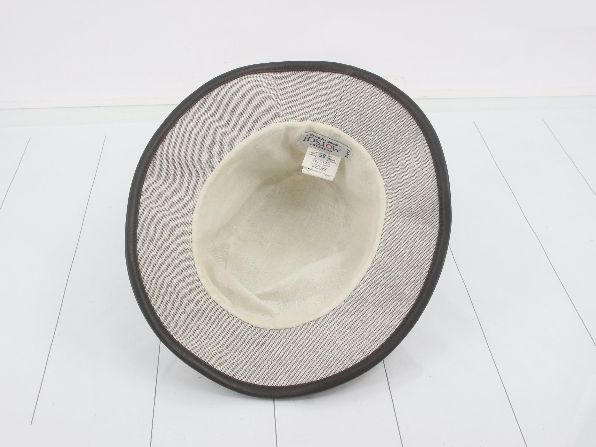 Motchi Canvas/Leather Hat, Size 58 — view 3