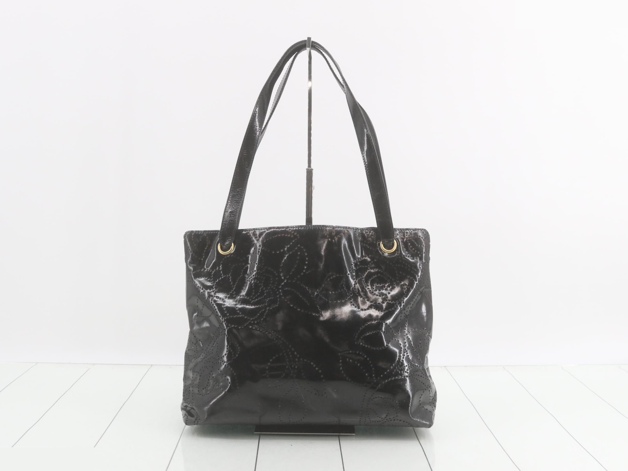 punching enamel handbag 9258283 — view 2