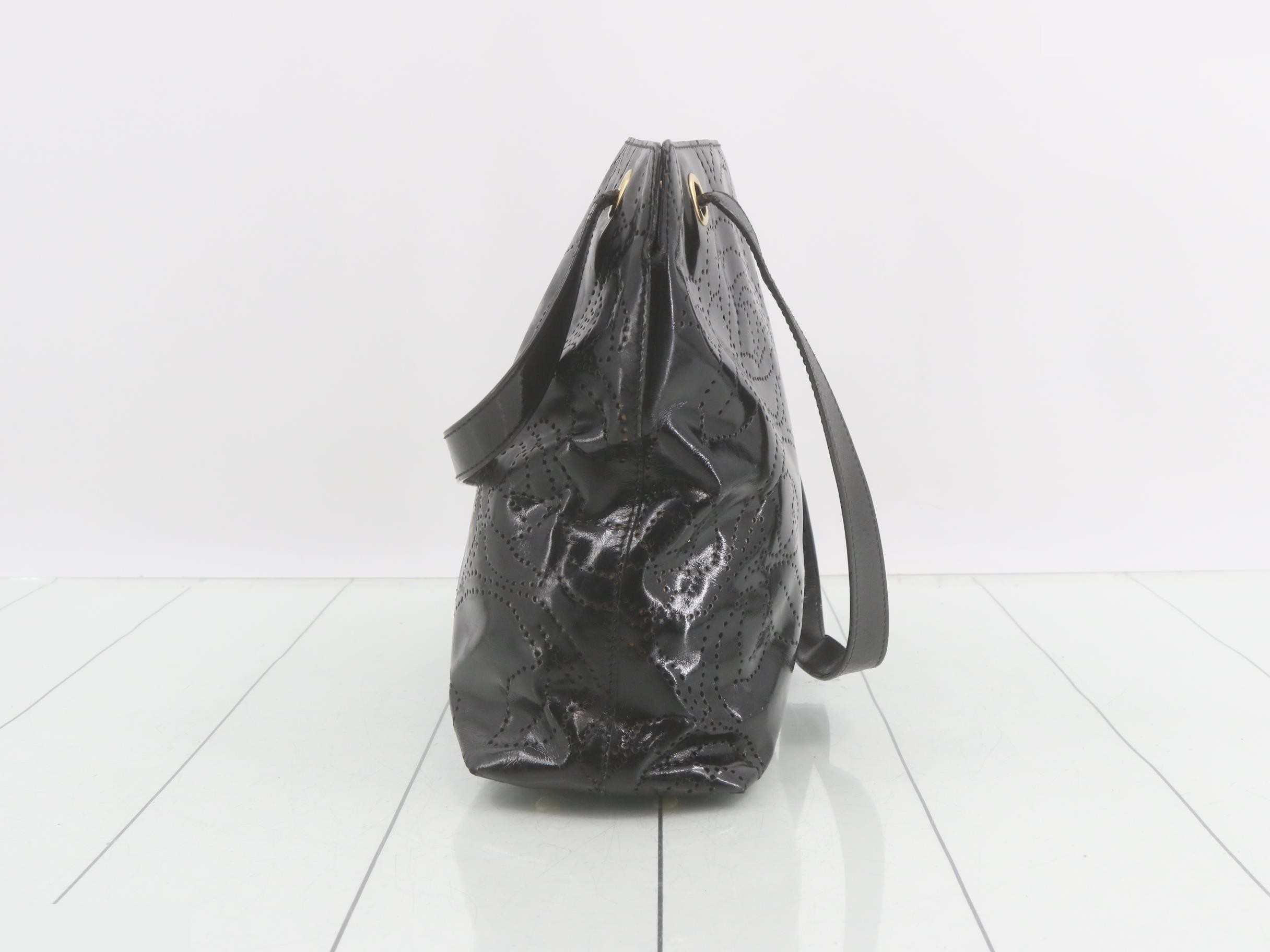 punching enamel handbag 9258283 — view 4