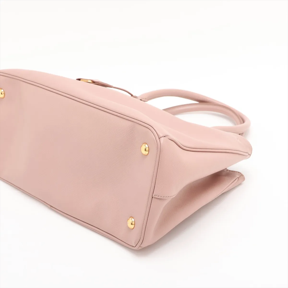 Saffiano Galleria Leather 2-Way Handbag, Pink — view 3