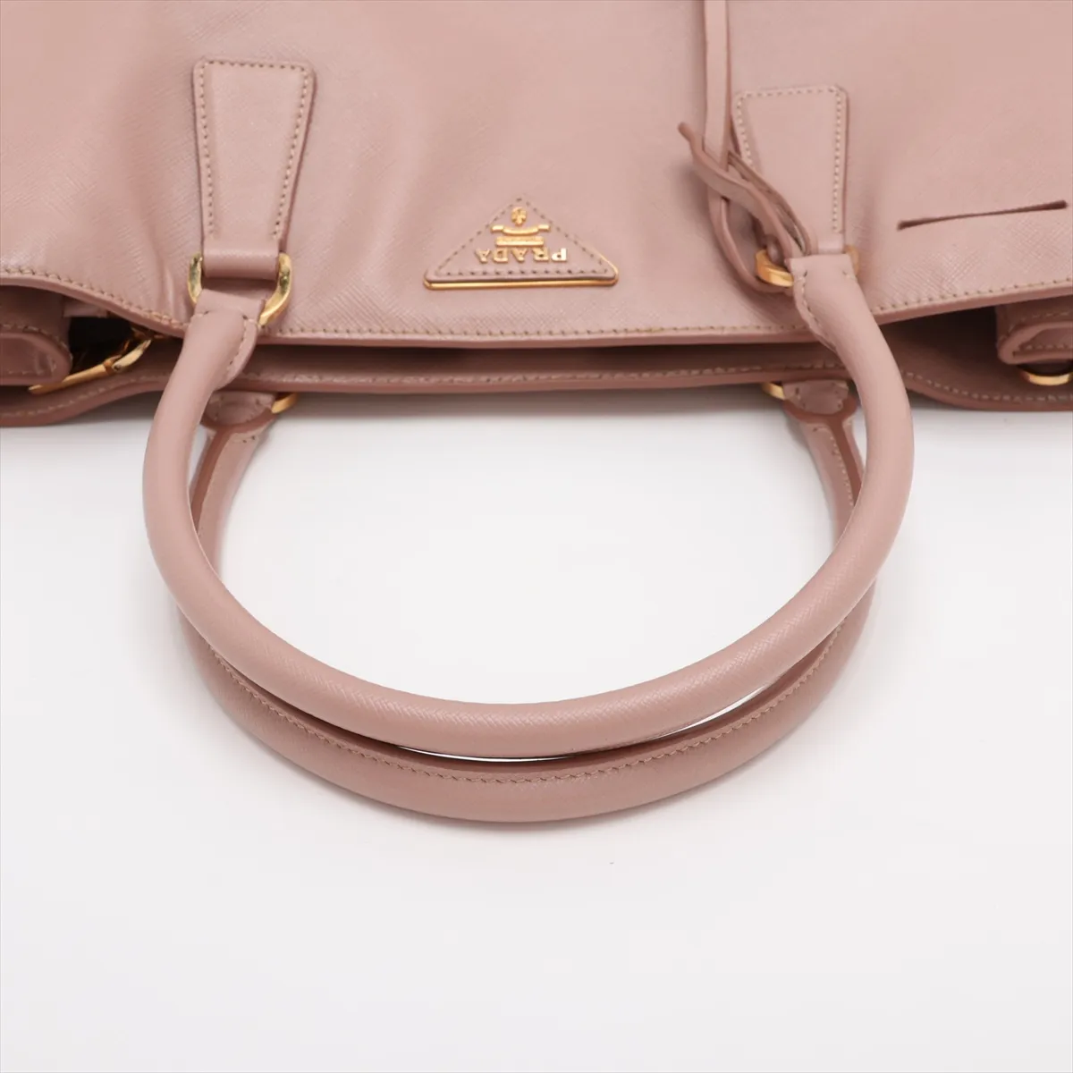 Saffiano Galleria Leather 2-Way Handbag, Pink — view 5