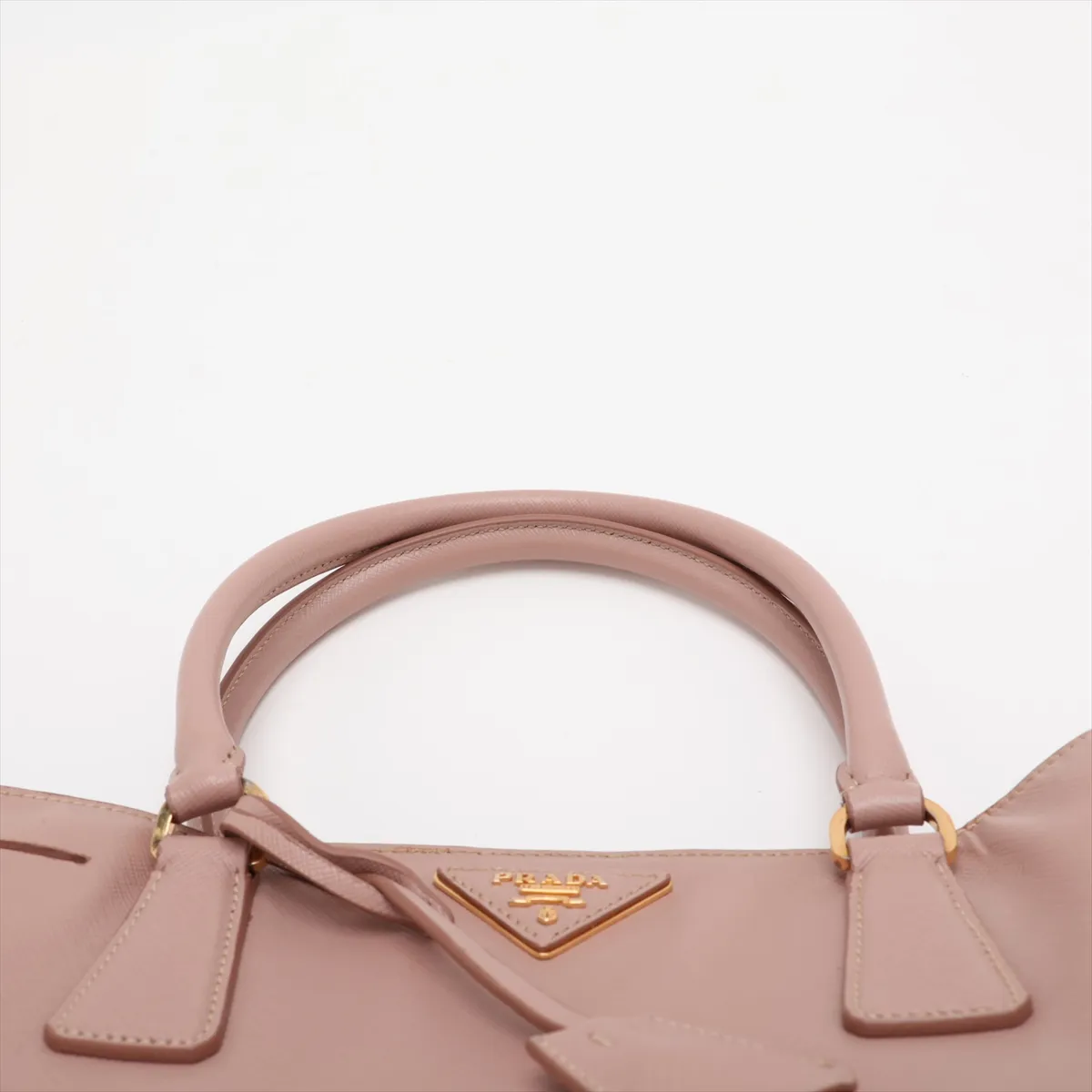 Saffiano Galleria Leather 2-Way Handbag, Pink — view 6