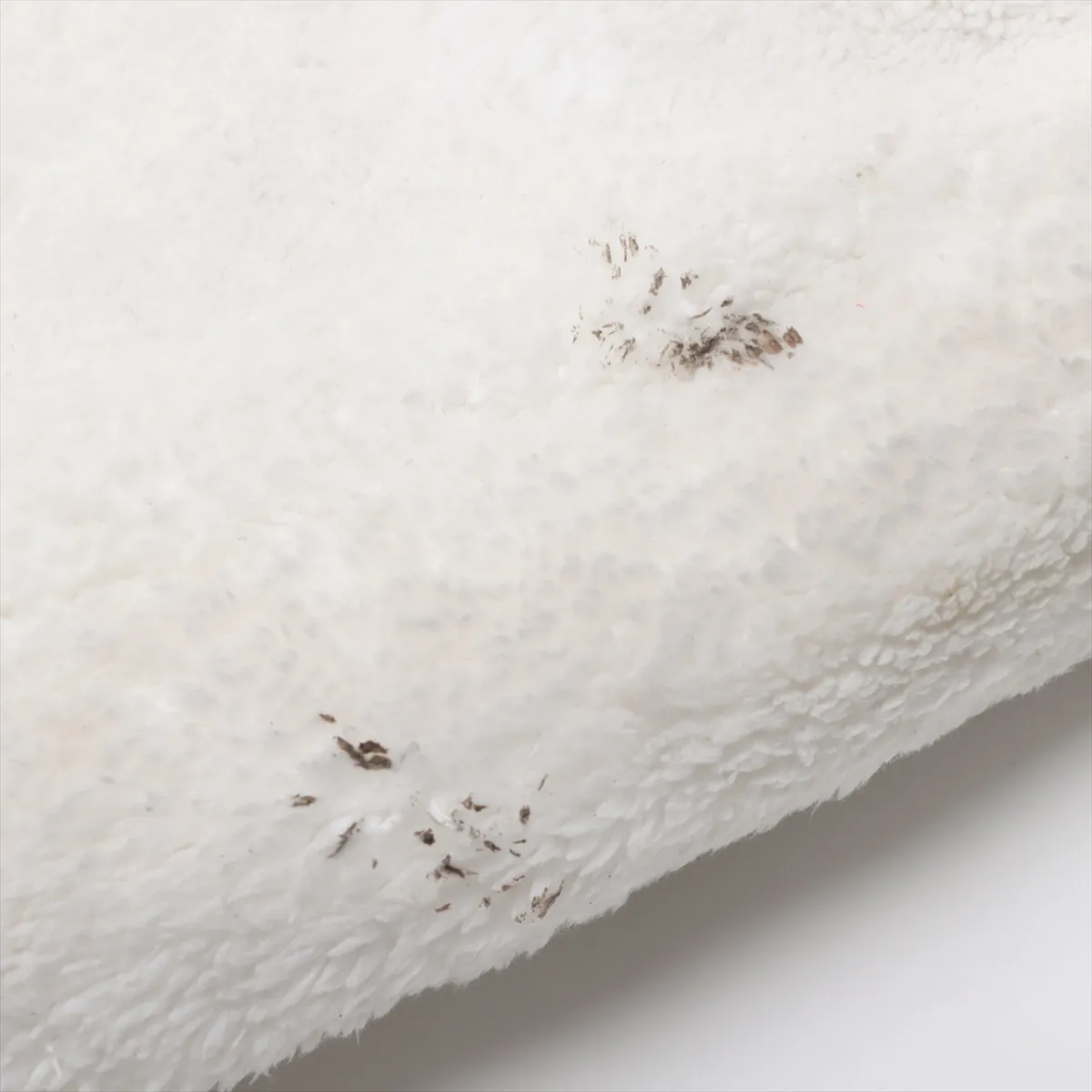 pile handbag white internal and external sewing — view 9