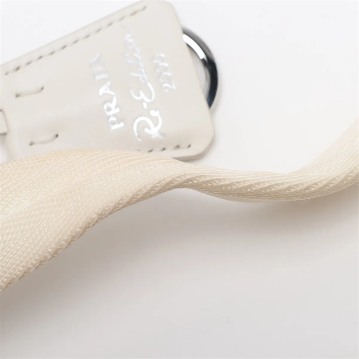 pile handbag white internal and external sewing — view 10
