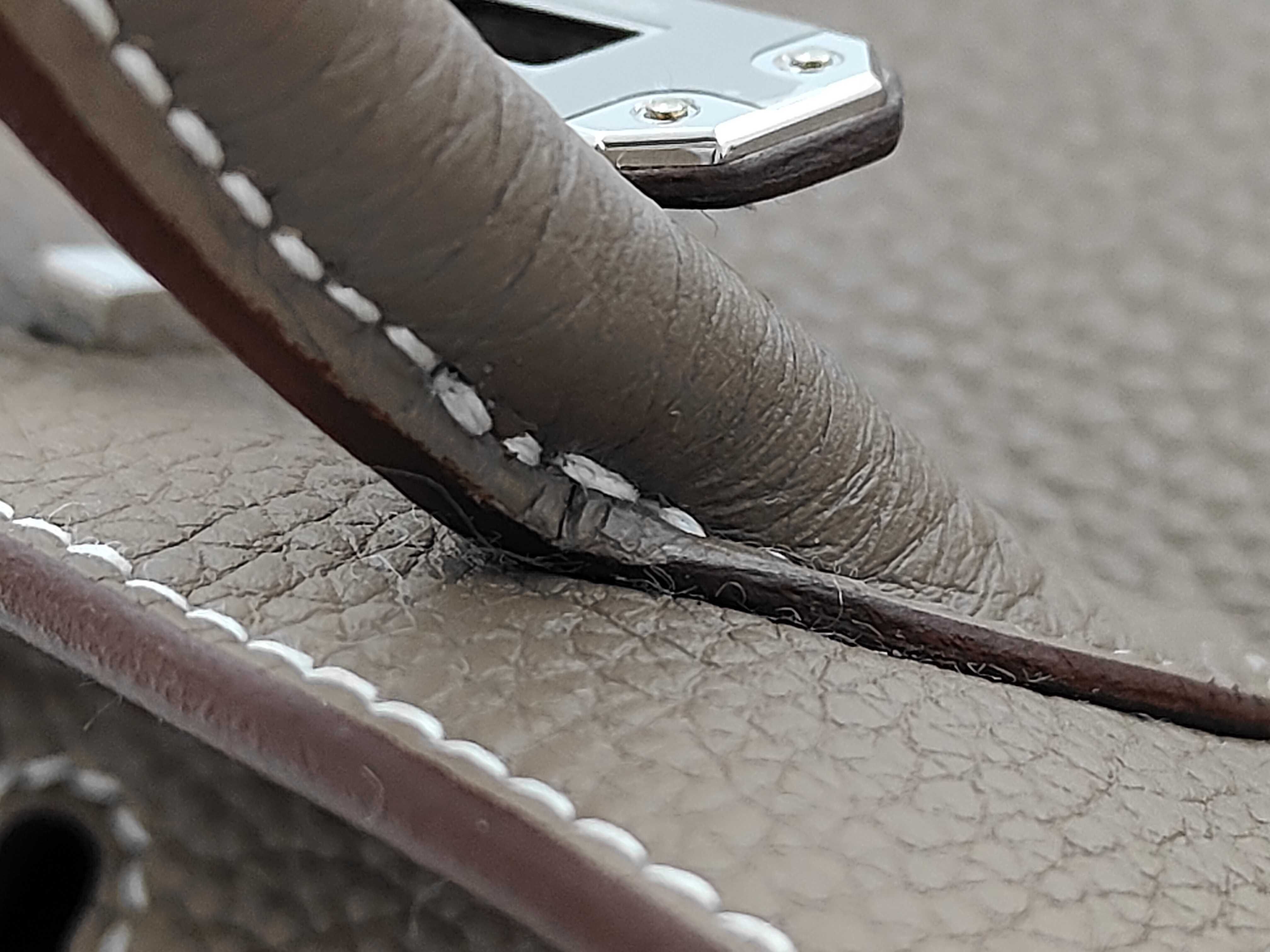 Birkin 25 Togo Etoupe Silver Hardware G Stamp Handbag — view 6