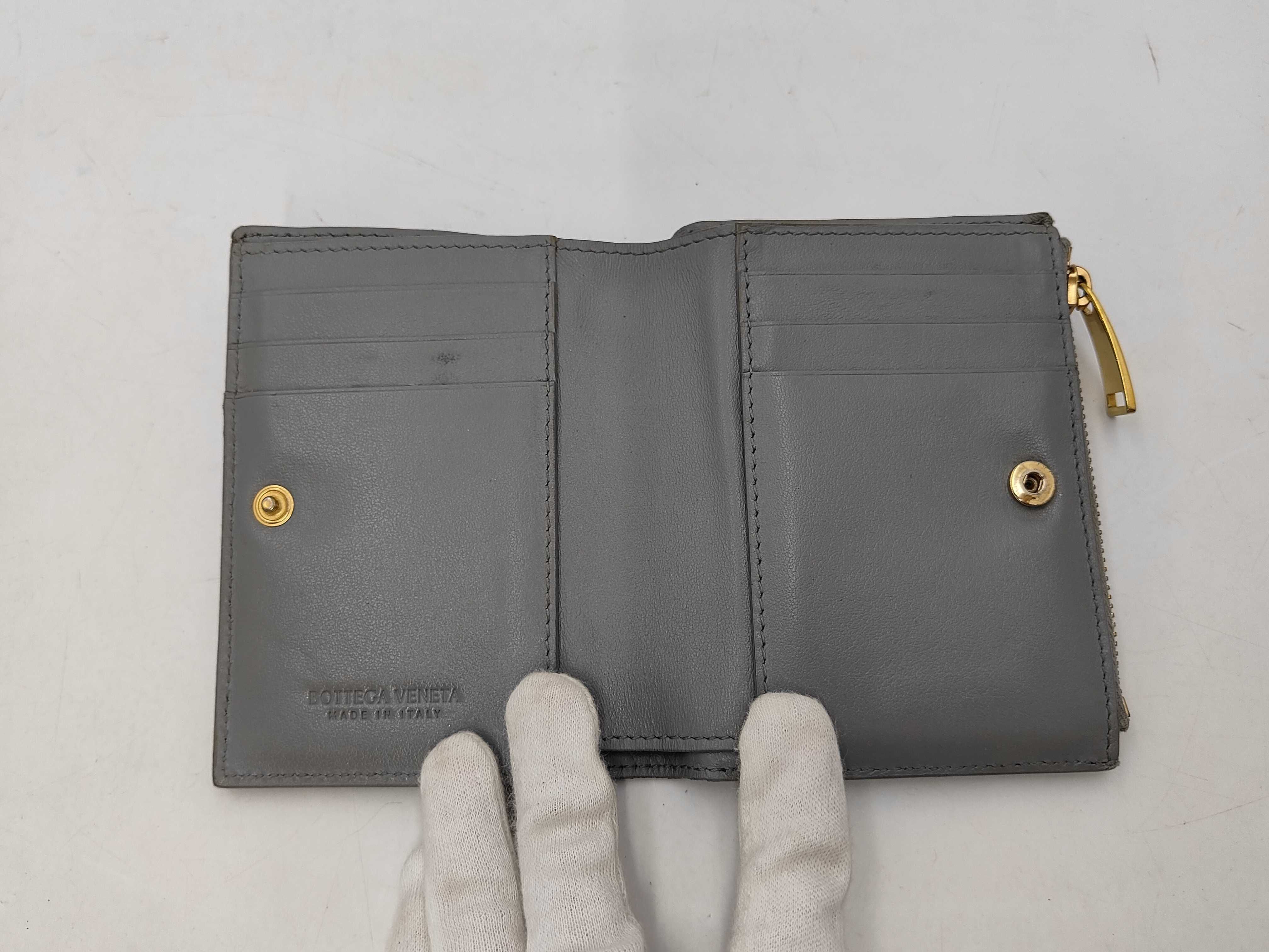 Intrecciato Round Zip Wallet — view 4