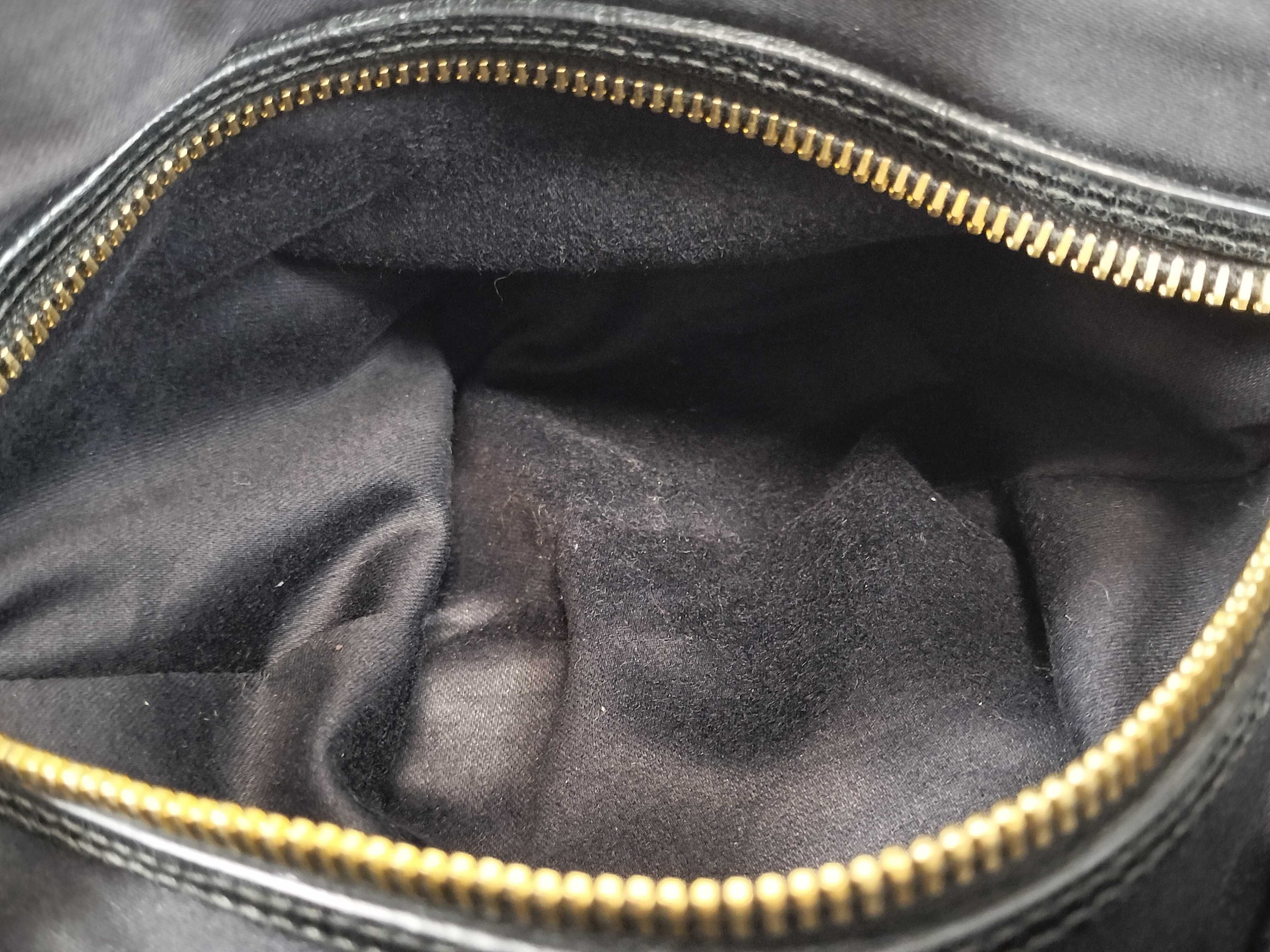 2-Way Handbag with Long Strap, Black Handbag — view 11