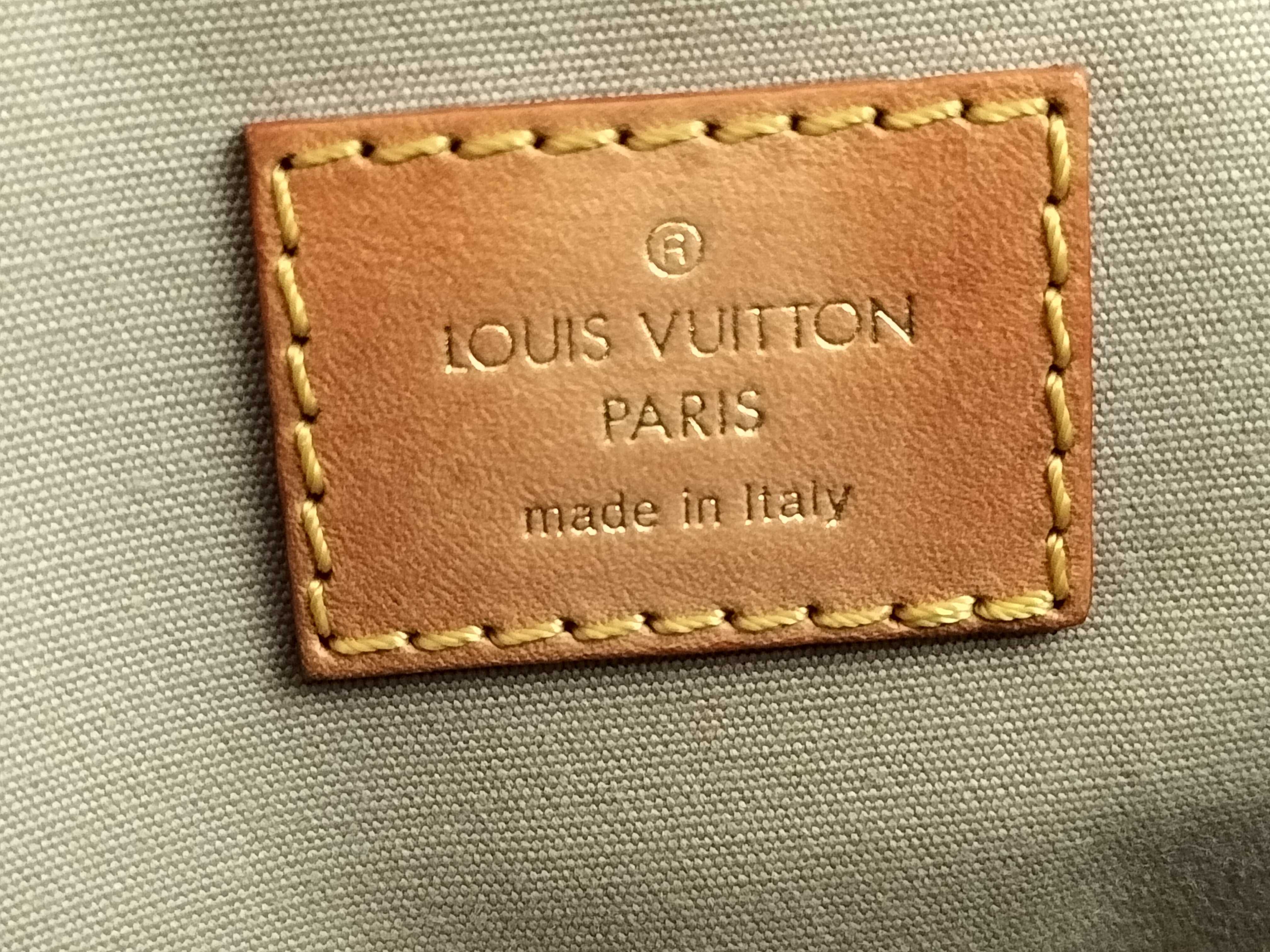 Gold Enamel Monogram Bellevue PM Tote Bag M95760 — view 12