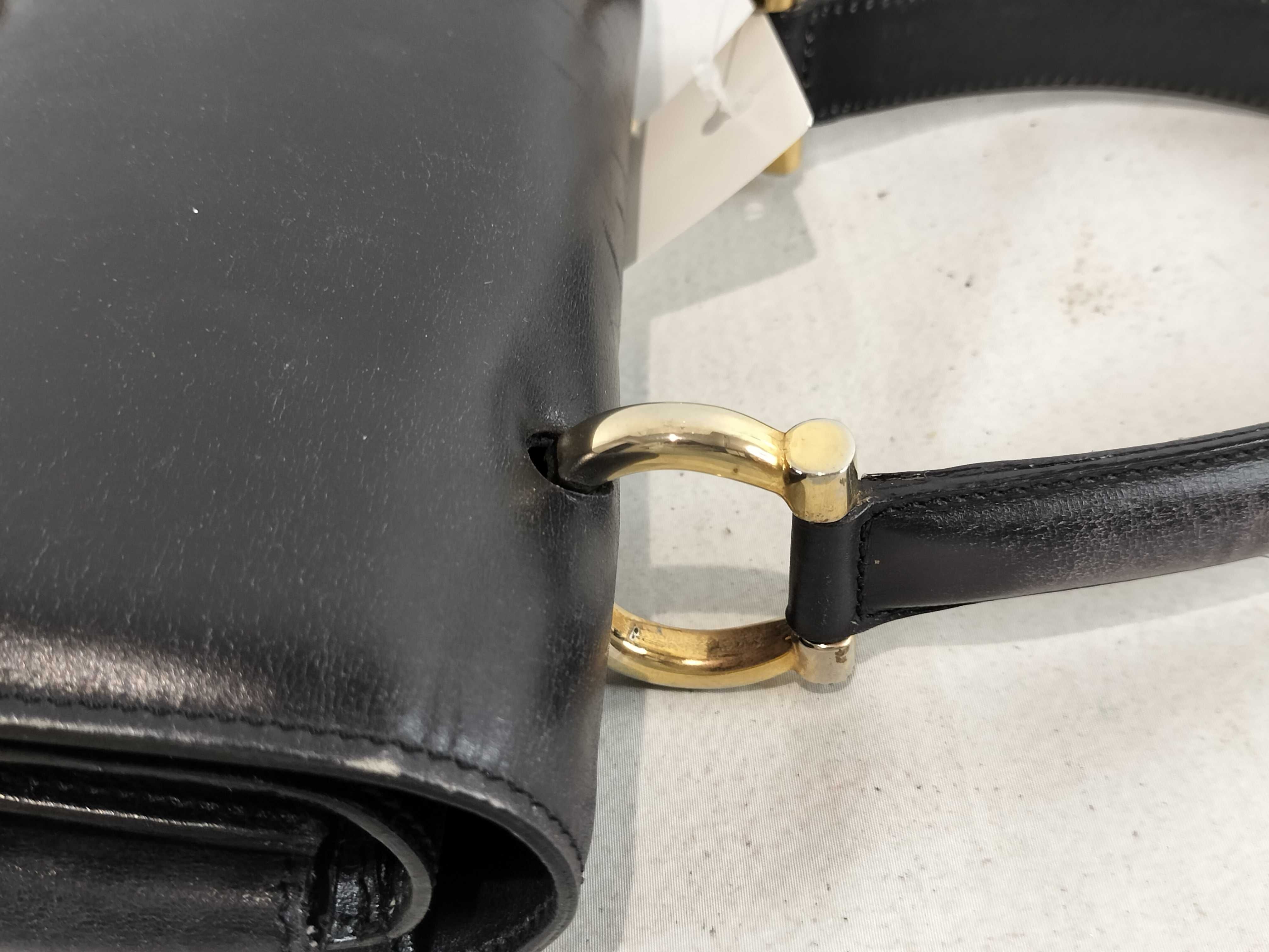 Top Handle Leather Bag Handbag — view 6