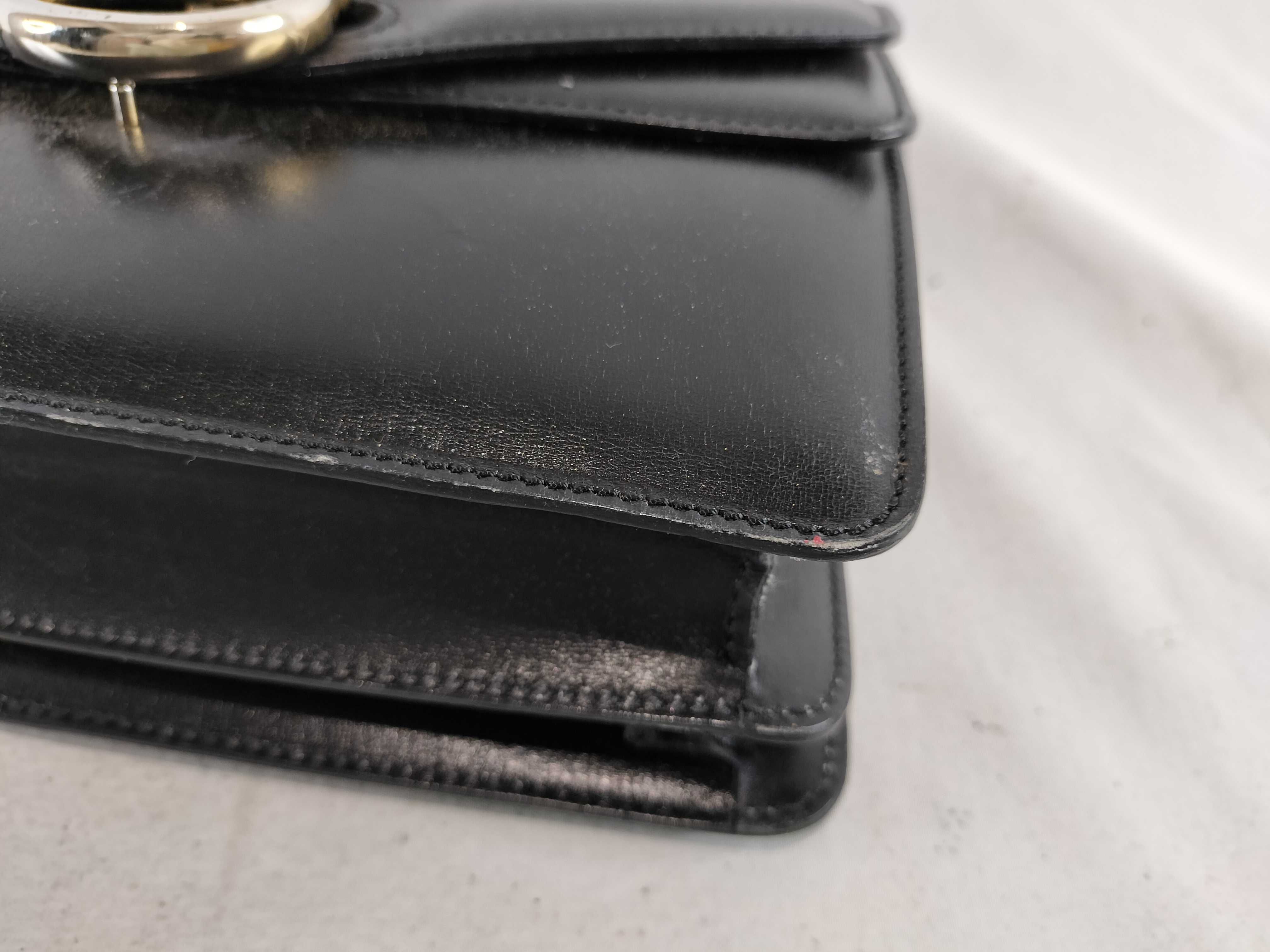 Top Handle Leather Bag Handbag — view 7
