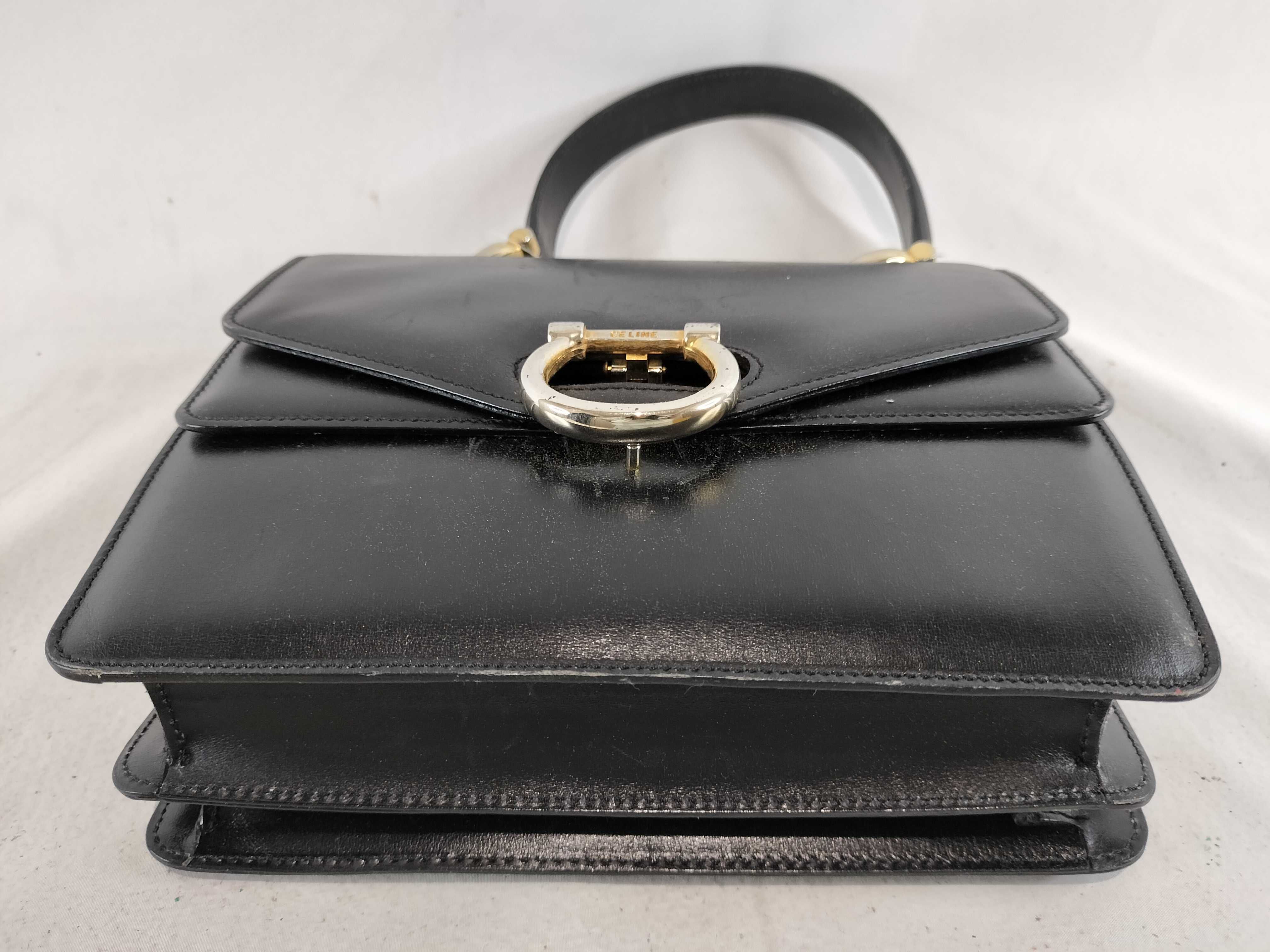 Top Handle Leather Bag Handbag — view 8