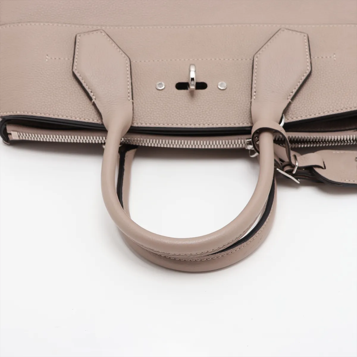 Cuir Taurillon City Steamer MM M53017 FO4156 Beige — view 5