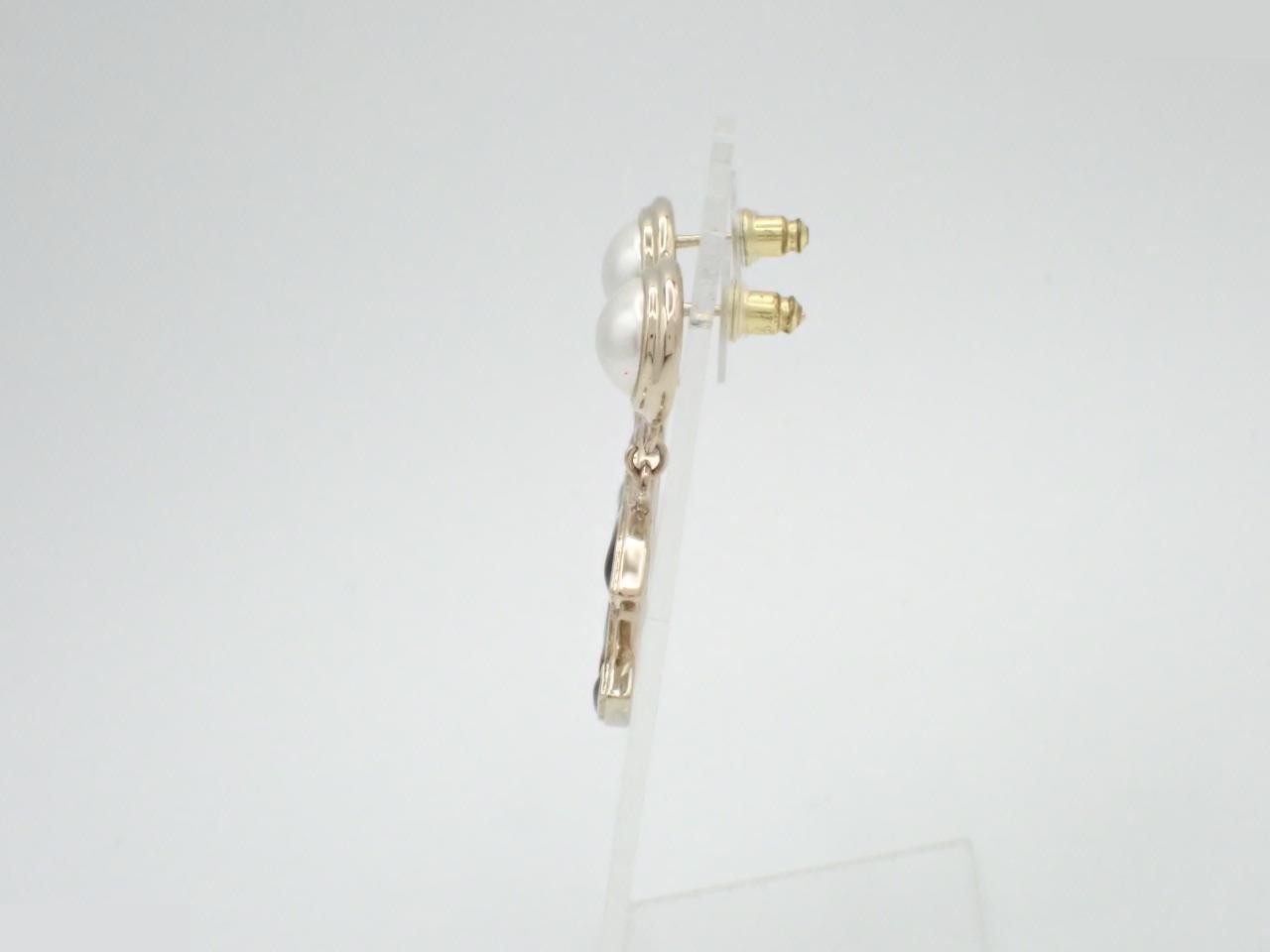 Coco Pearl-Style Earrings B25V — view 3