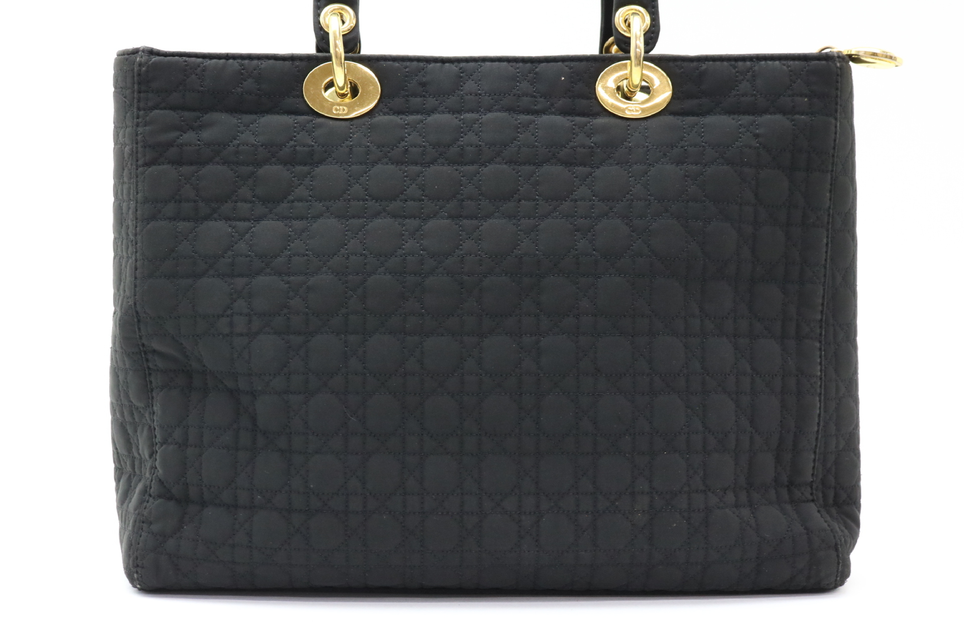 Lady Dior Cannage Nylon Handbag — view 2