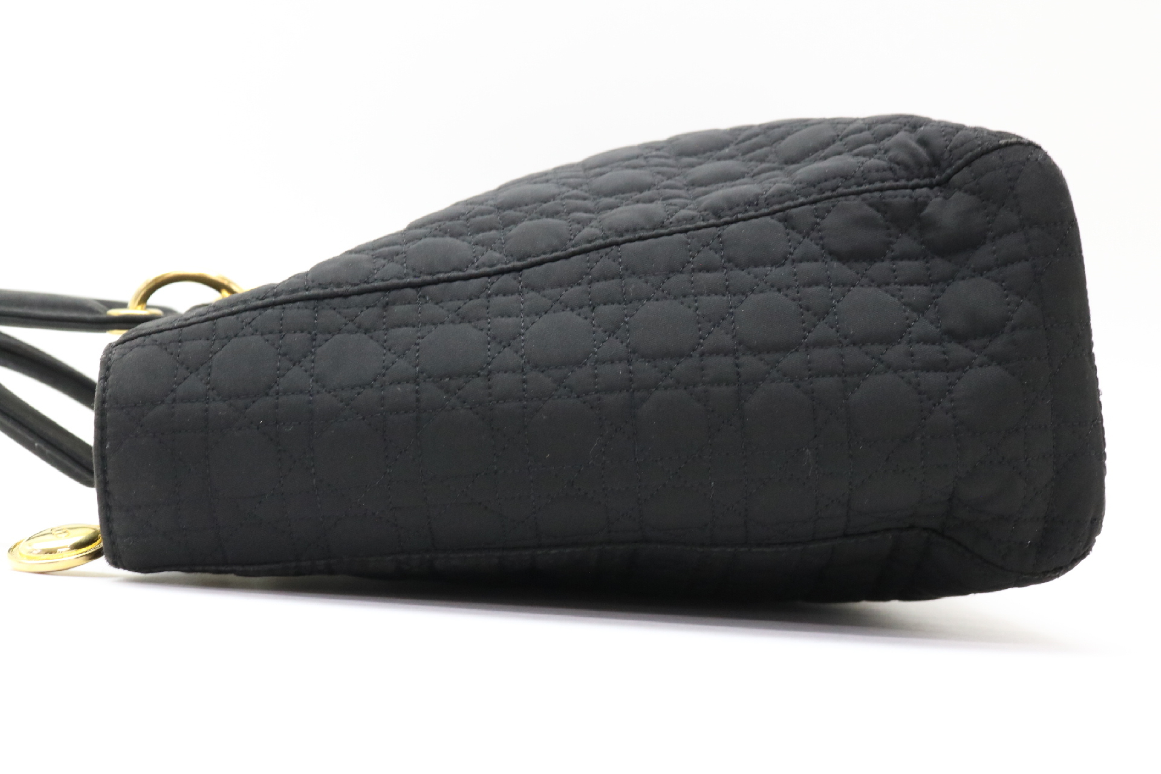 Lady Dior Cannage Nylon Handbag — view 3