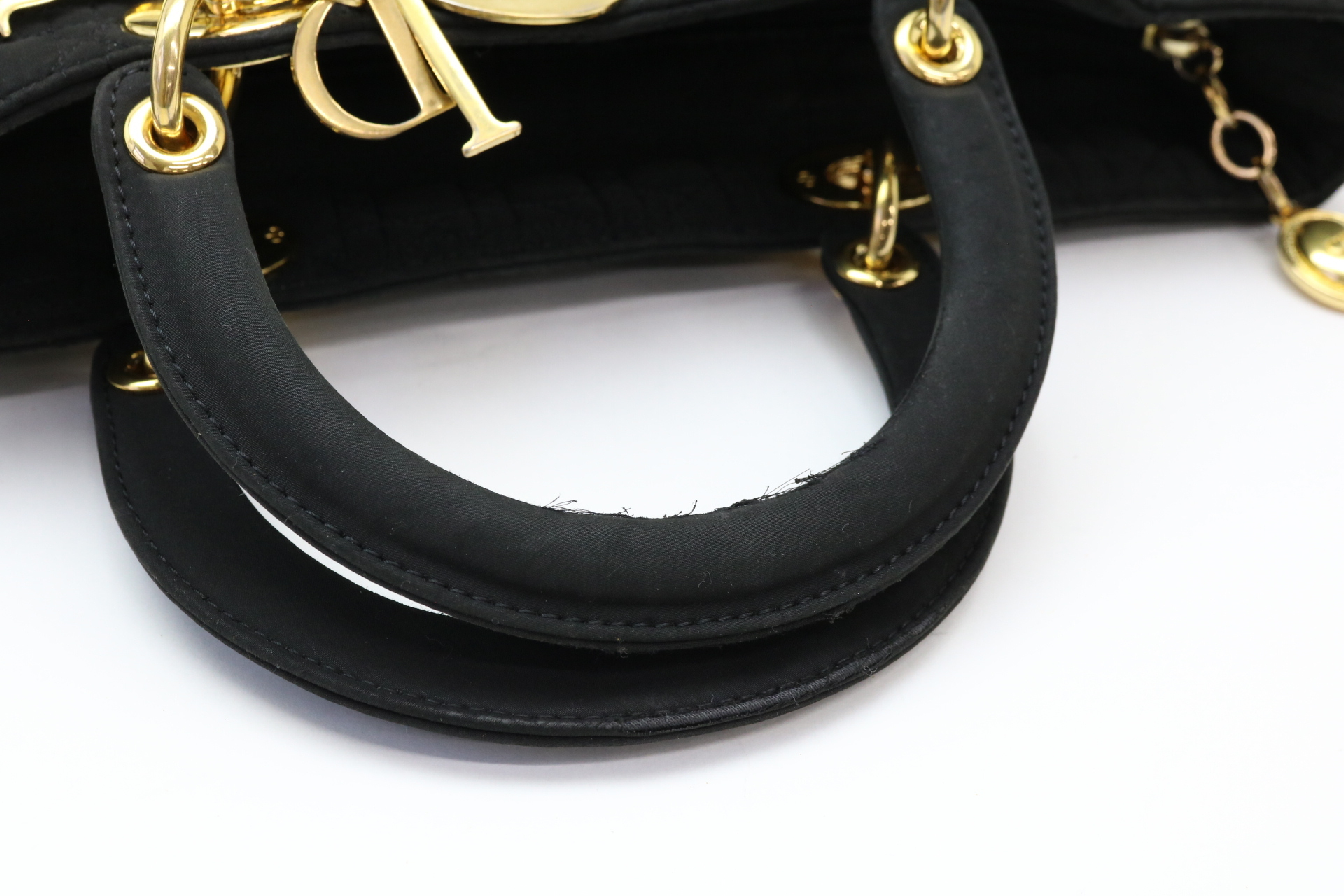 Lady Dior Cannage Nylon Handbag — view 7