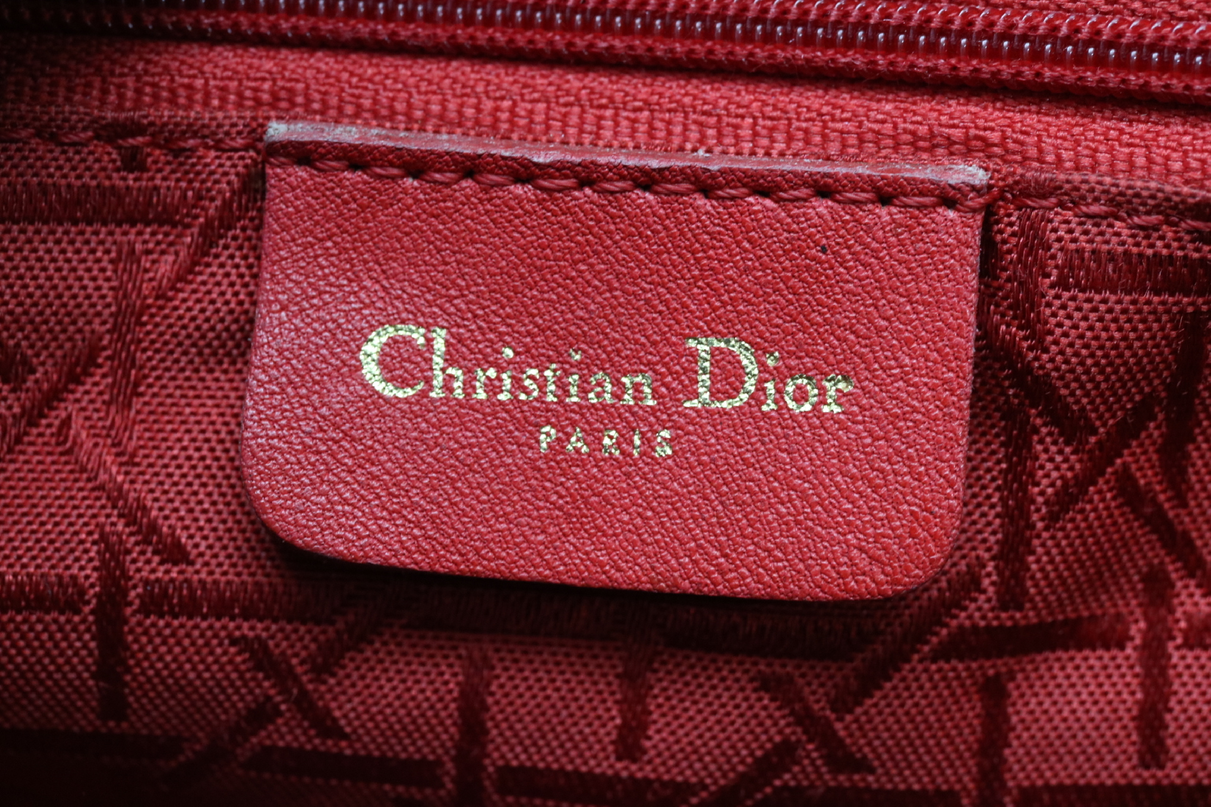Lady Dior Cannage Nylon Handbag — view 10