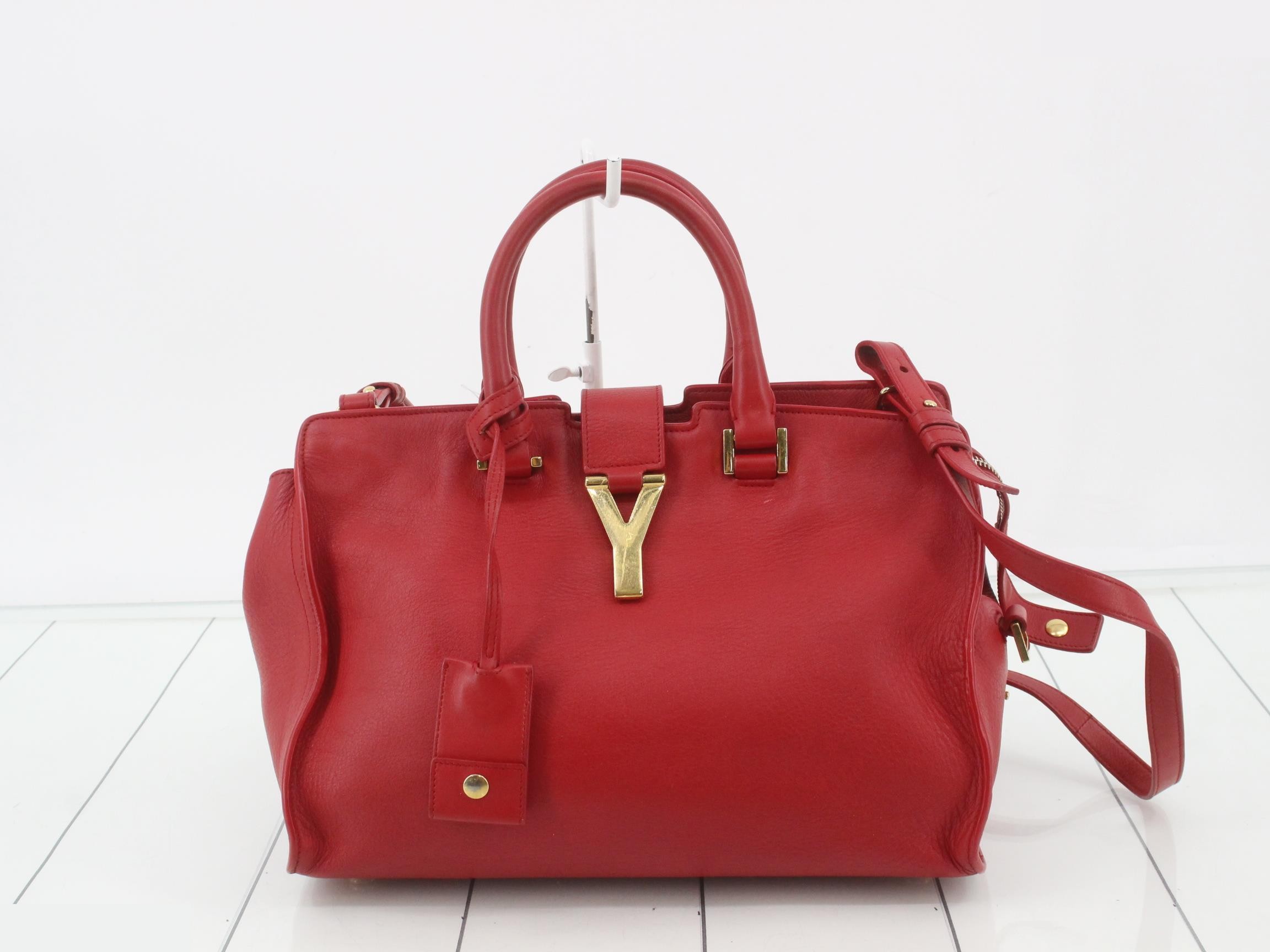 Y Line Leather 2WAY Shoulder/Handbag